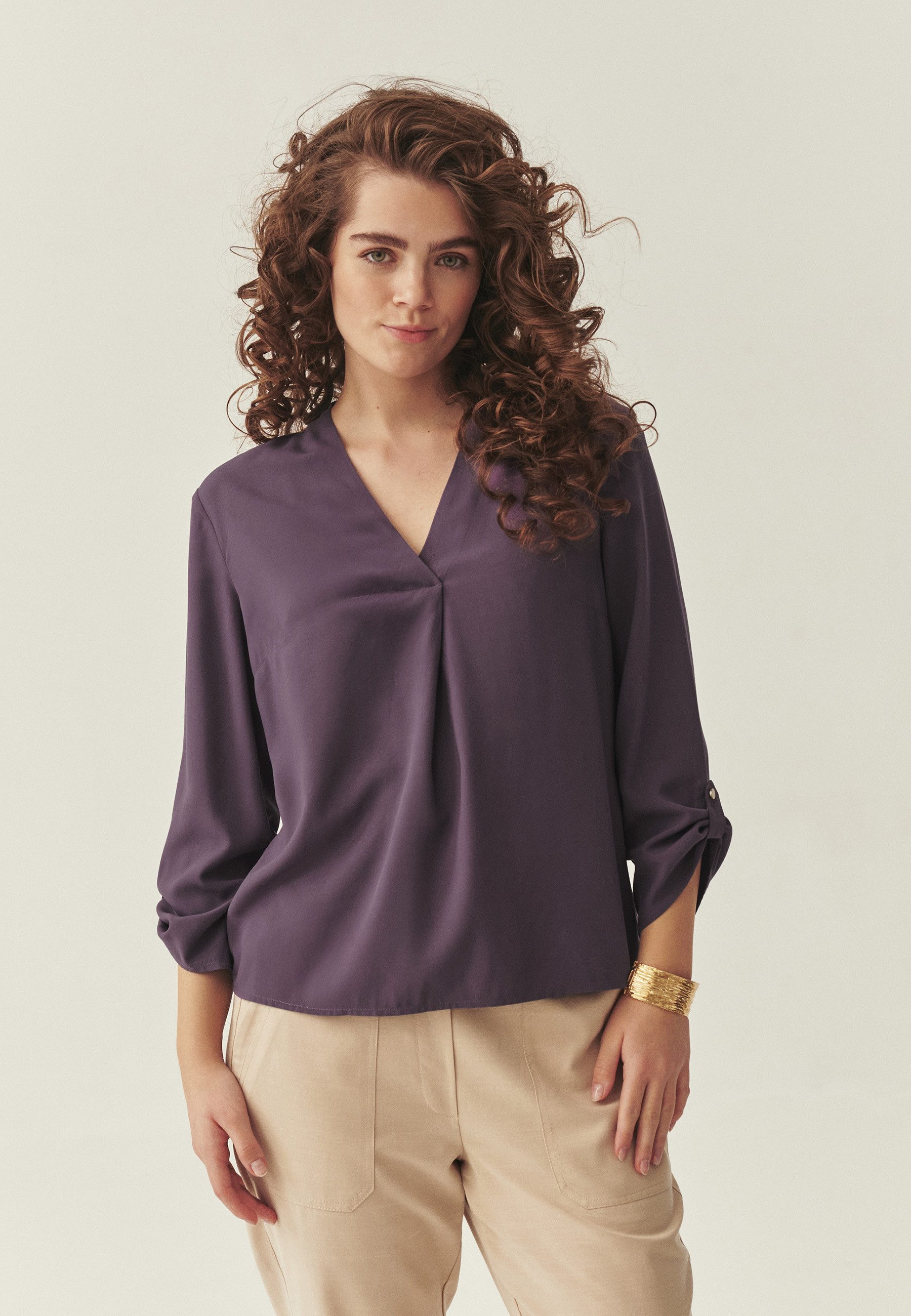 TATUUM Klassische Bluse Klassische Bluse Aus Lenzing™ Ecovero™ Viskose - Elmi