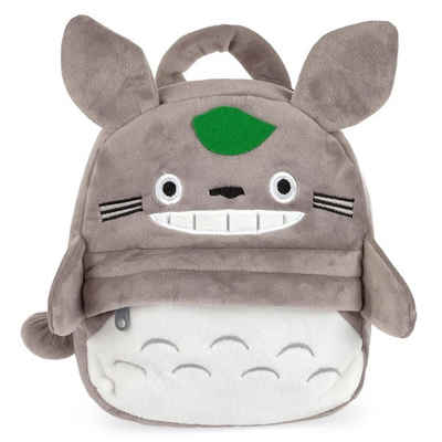 GalaxyCat Daypack Kinder Rucksack für kleine Totoro Fans aus weichem Plüsch, Kinder Rucksack in Totoro Form