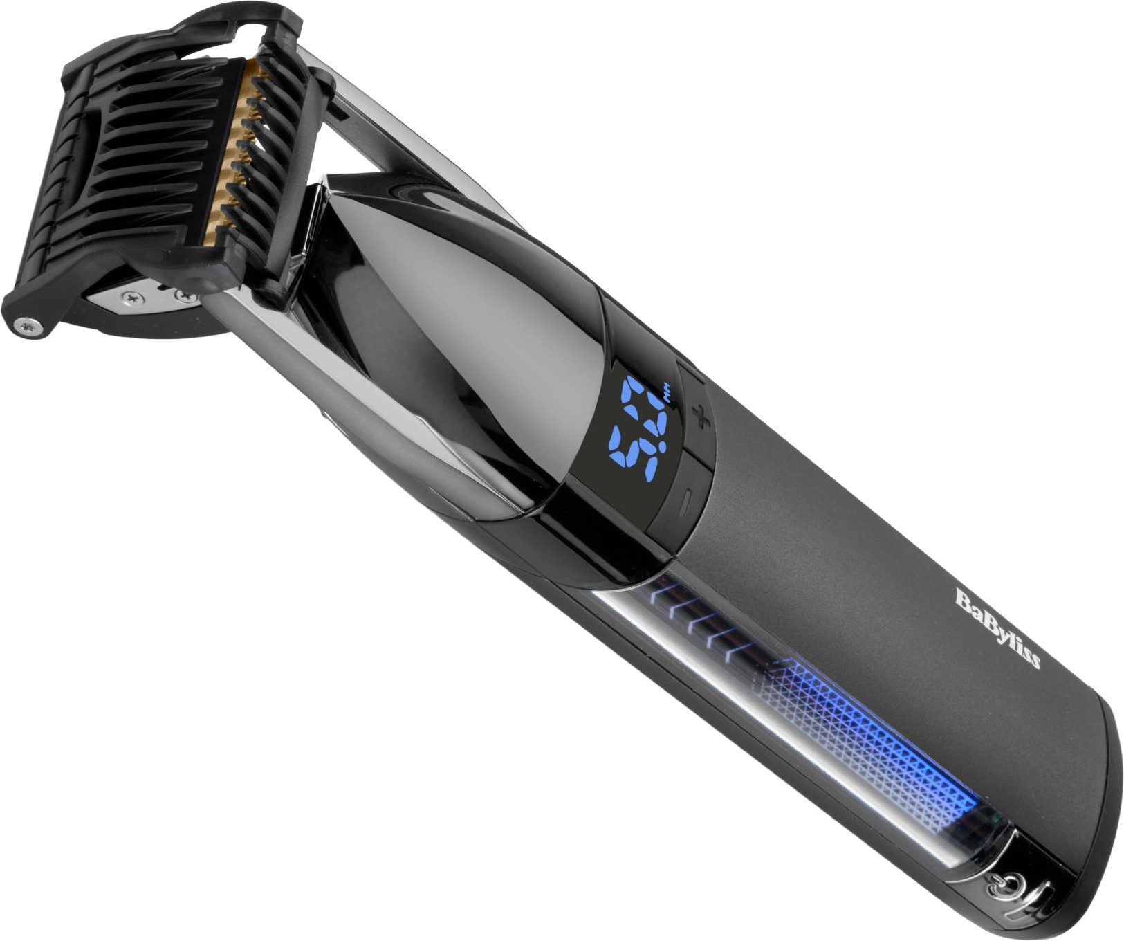 BaByliss Bartschneider BaByliss Super-X Metal Stubble Trimmer Bartschneider, S991E, Flexibler Scherkopf, Titan-Klingen, 24 Schnittlängen von 0,4mm-5mm