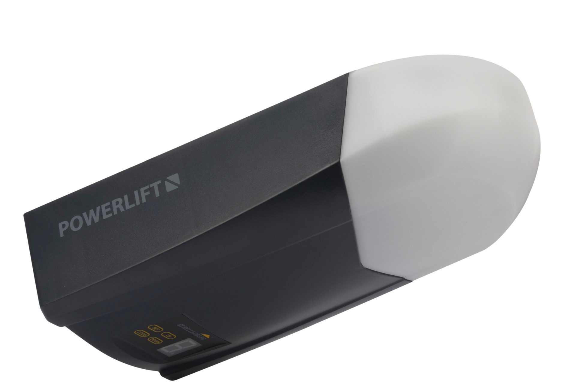 SCHELLENBERG Garagentorantrieb Powerlift 800 N, max. Torfläche 14 m², Zugkraft 800 N, inkl. 2x 4-Kanal Handsender und Sonnenblendenclip