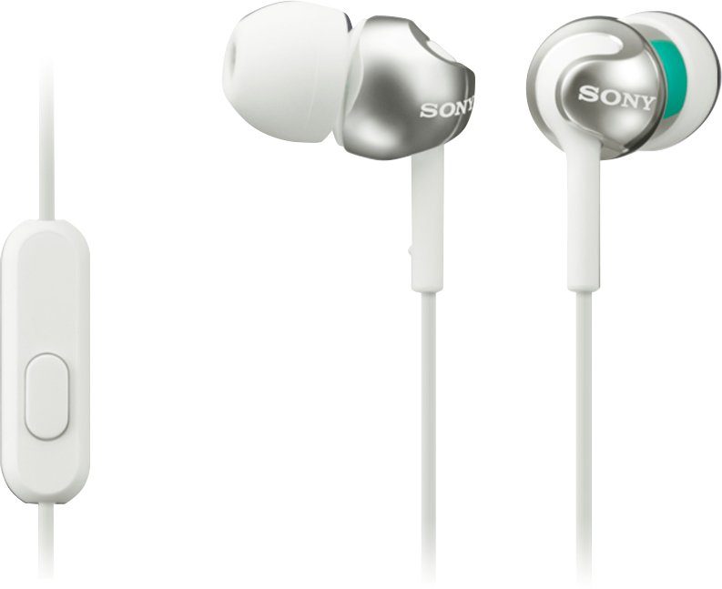 weiß Sony In-Ear-Kopfhörer MDR-EX110AP