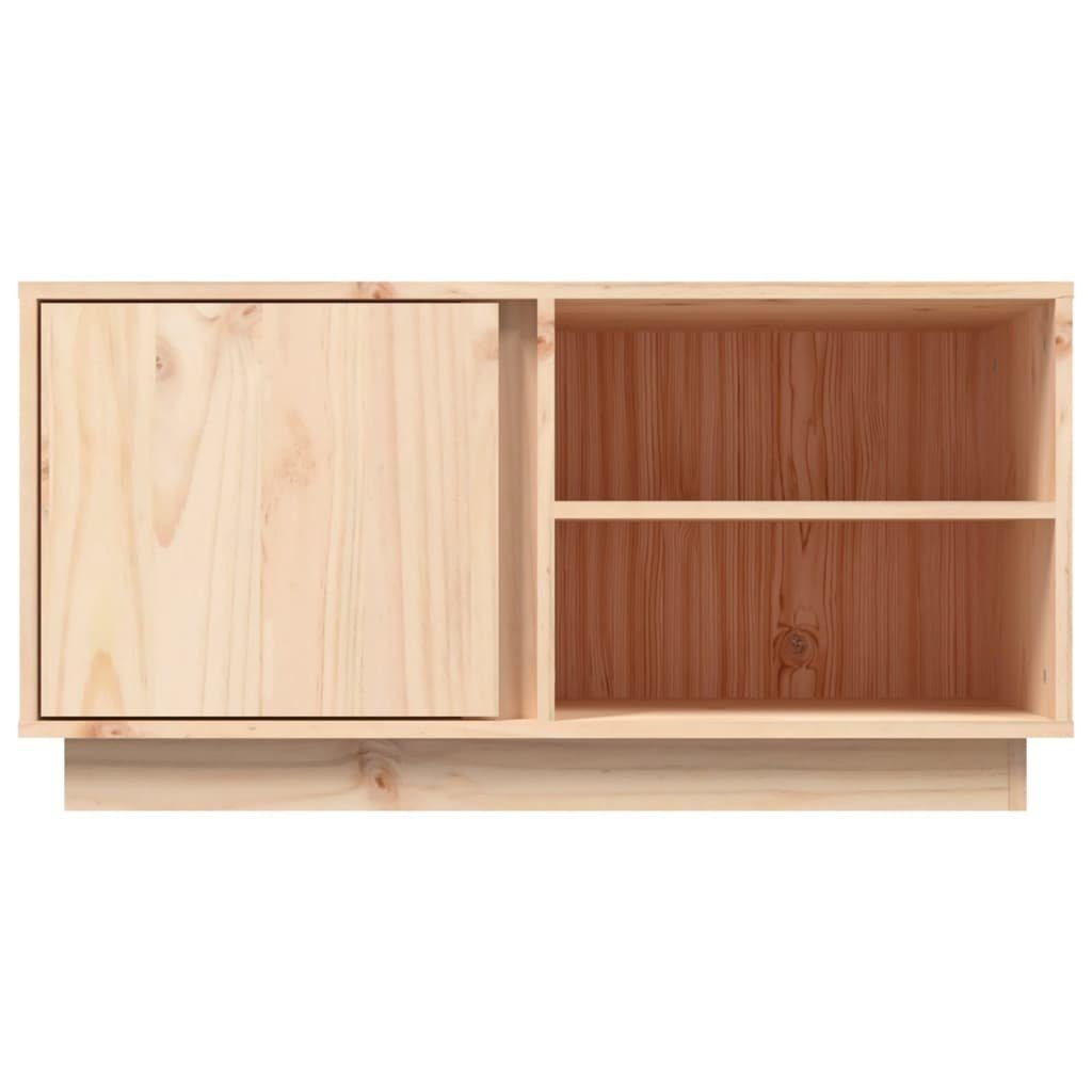 cm vidaXL TV-Schrank Massivholz TV-Schrank Natur 80x35x40,5 (1-St) Kiefer