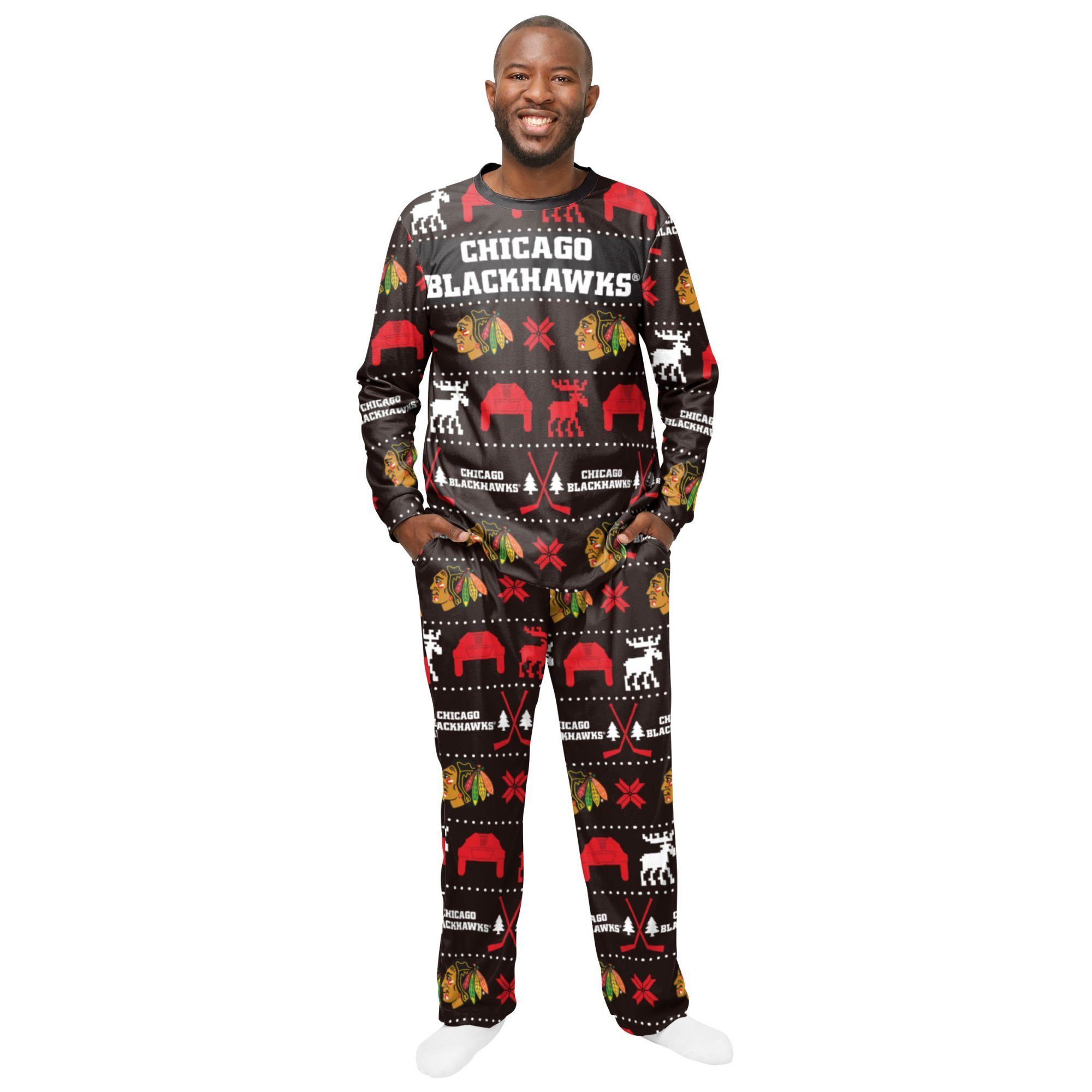 Forever Collectibles Sweatanzug NHL XMAS Pyjama Hose Set