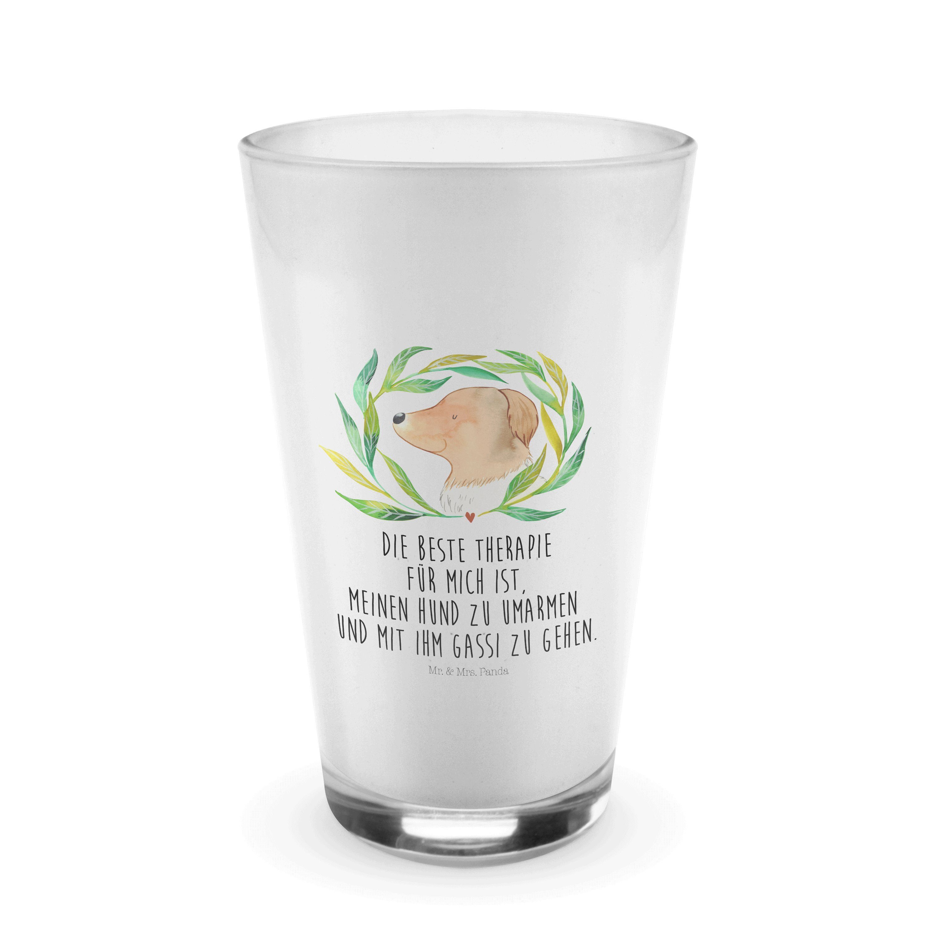 Transparent Latte, Geschenk, Ranke Panda Selbsttherapie, Glas Glas Mrs. Hund - & Hundemama, Mr. - Premium