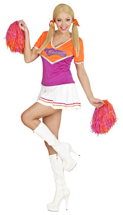 Widmann S.r.l. Kostüm Cheerleader Kostüm für Damen Pink