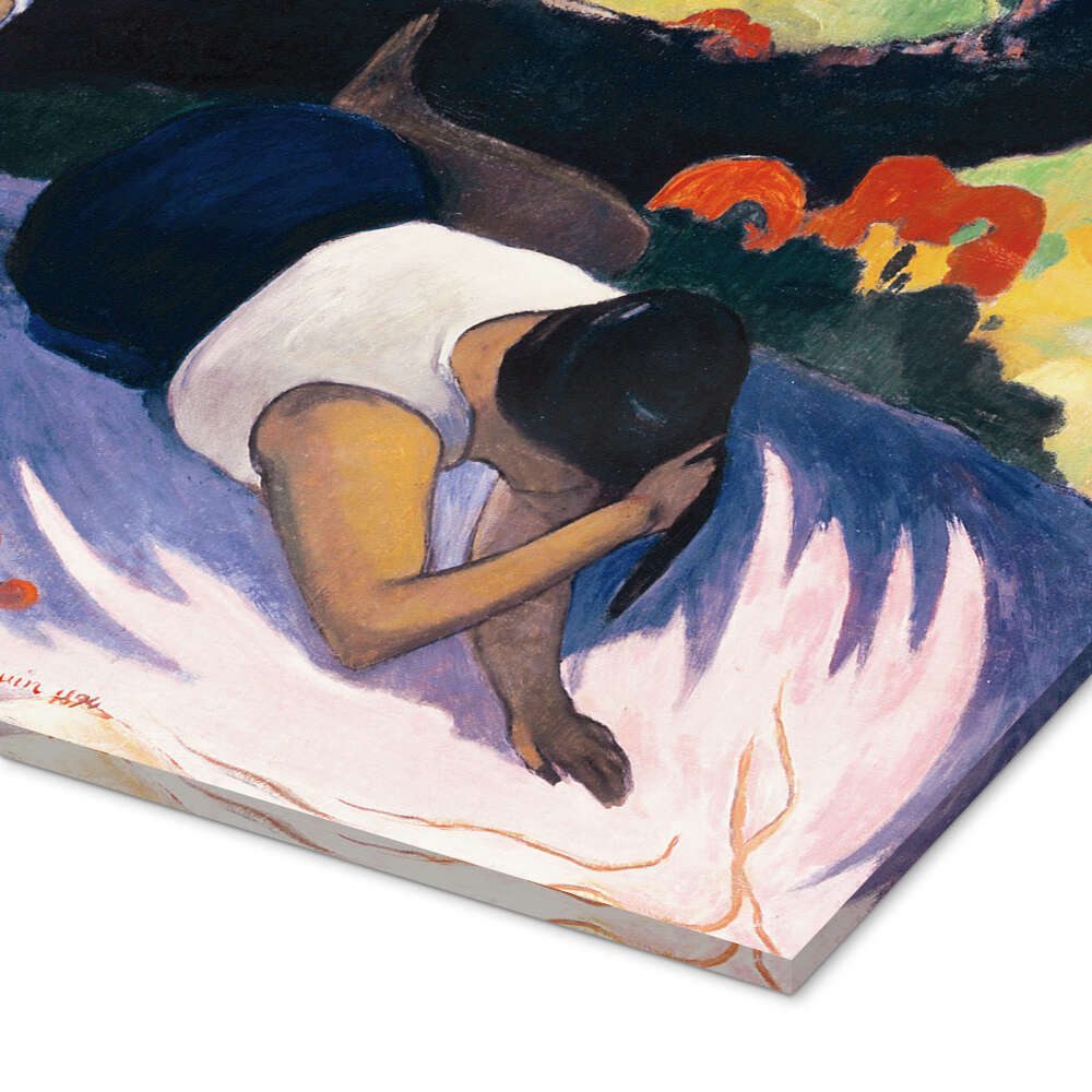 Posterlounge Wandbild Vergnügungen des bösen Geistes (Arearea no vareua ino), Paul Gauguin, erhältlich als Poster, Leinwandbild, Wandsticker oder Acrylglasbild