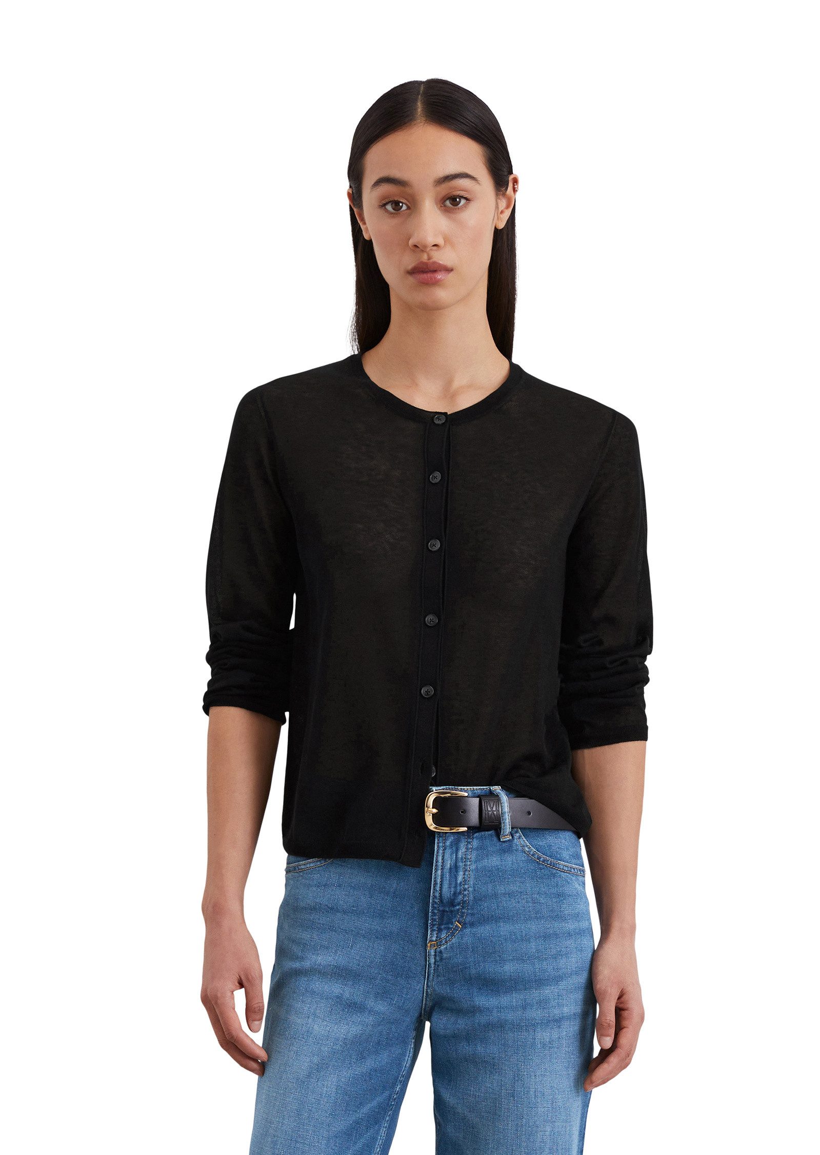Marc O'Polo Cardigan aus Organic Cotton-Mix günstig online kaufen