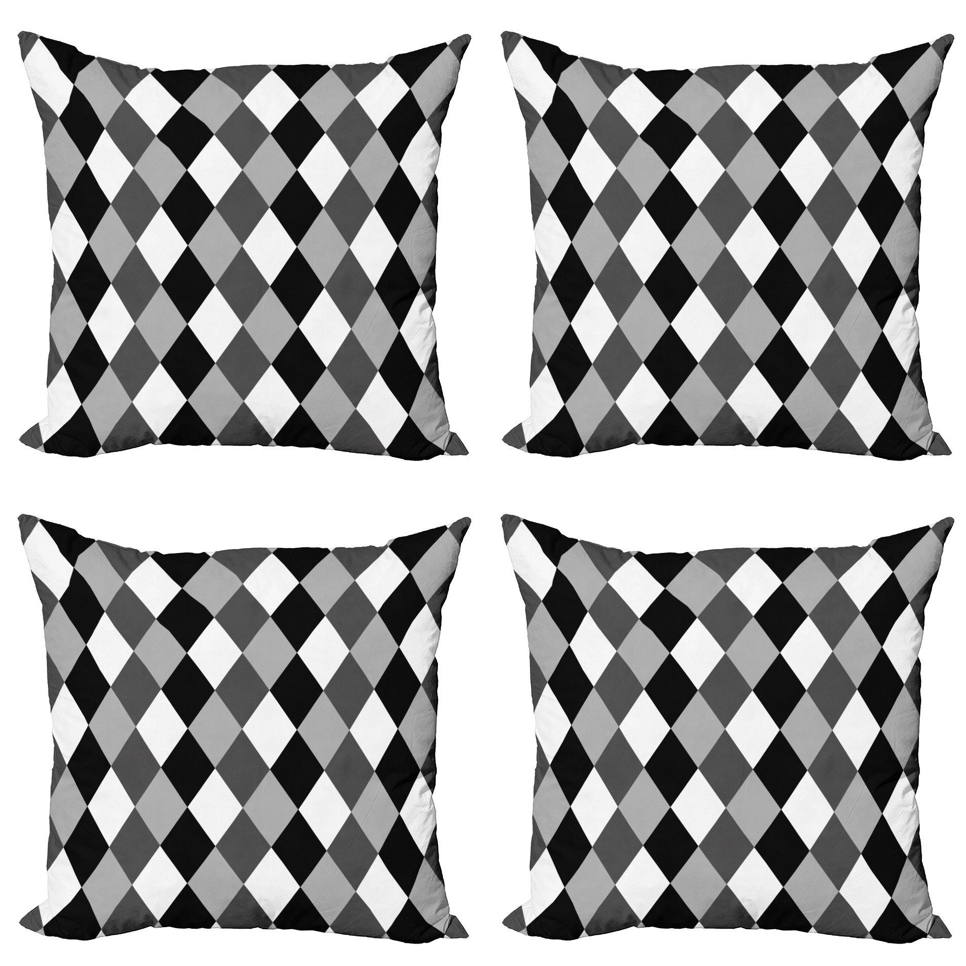 Abakuhaus Kissenbezüge Modern Accent Doppelseitiger Digitaldruck, (4 Stück), Geometrisch Schwarzweiss-Rhombus. Reduzierter Preis € 18,99. Unverbindliche Preisempfehlung € 24,99