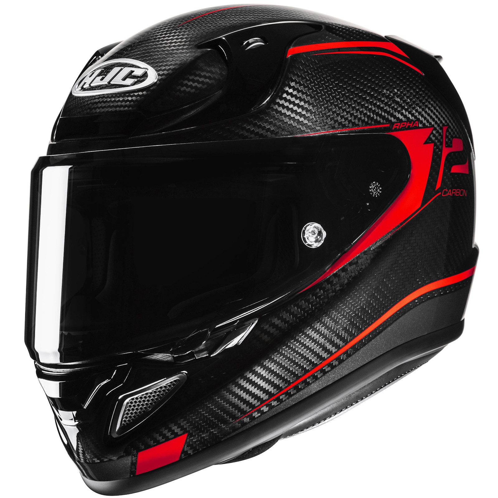 HJC Motorradhelm HJC RPHA 12 Carbon Keres MC1 Integralhelm (1er Set)