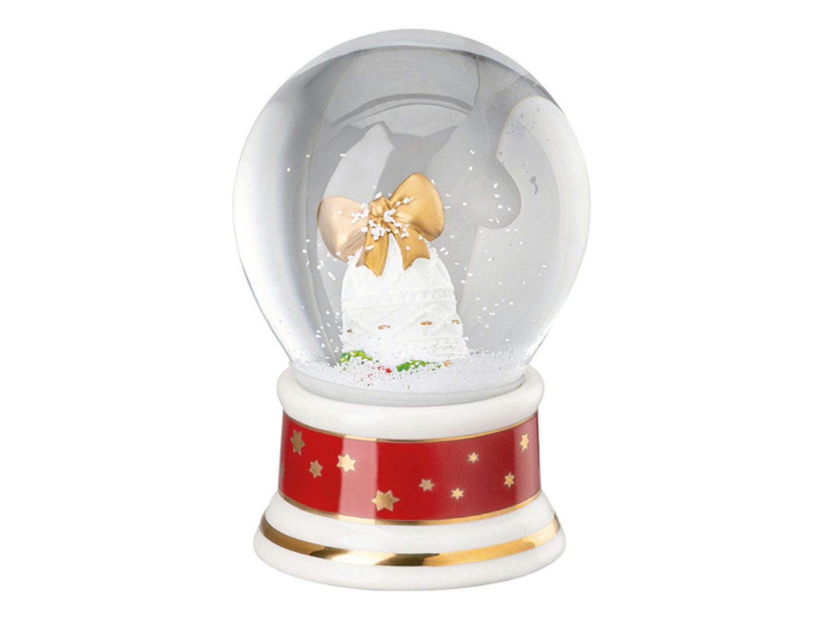 Hutschenreuther Weihnachtsfigur Sammelserie 2024 Süßer die Glocken nie klingen Schneekugel