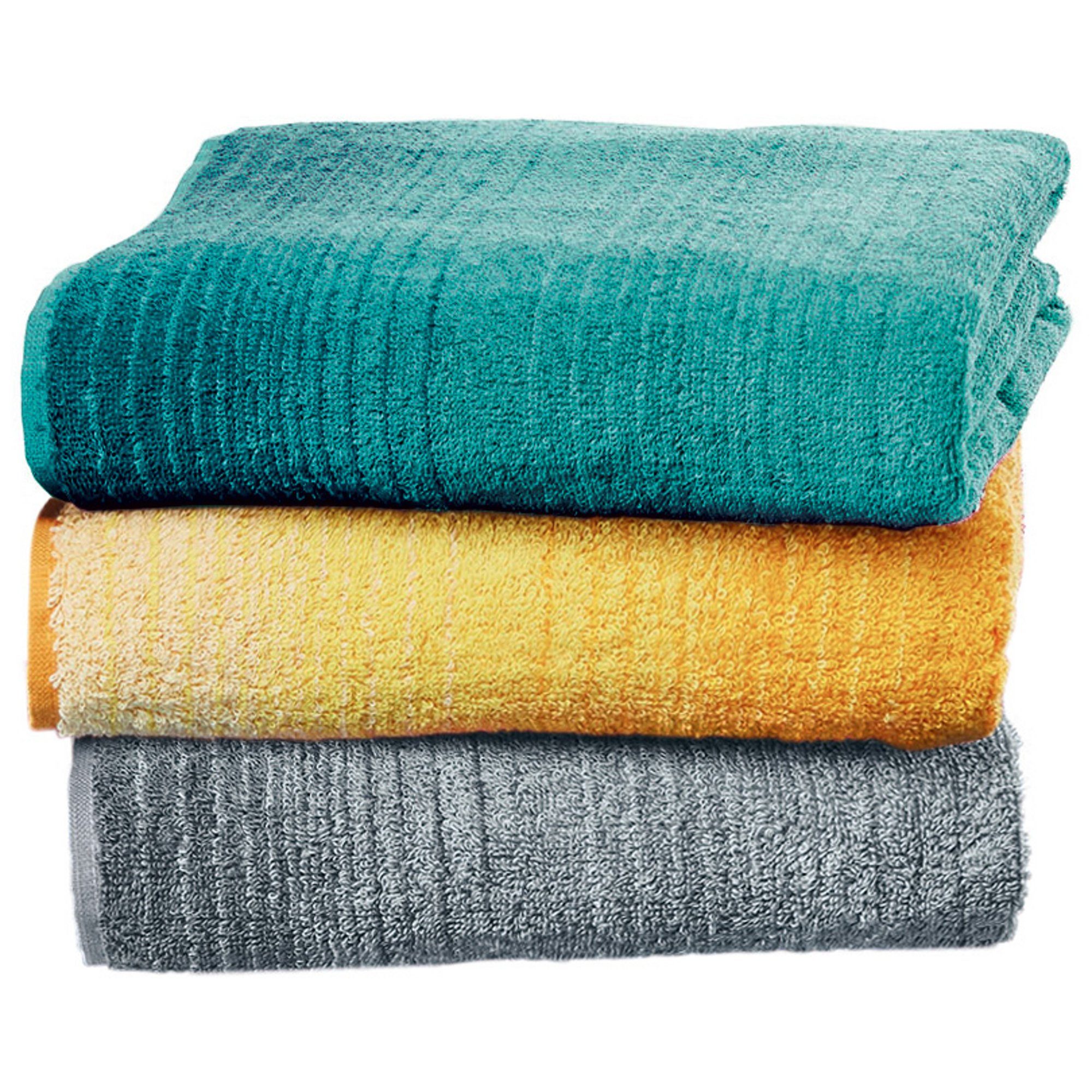 Dyckhoff Handtuch Bio Handtuch "Colori", Jacquard, Walk-Frottier Streifen günstig online kaufen