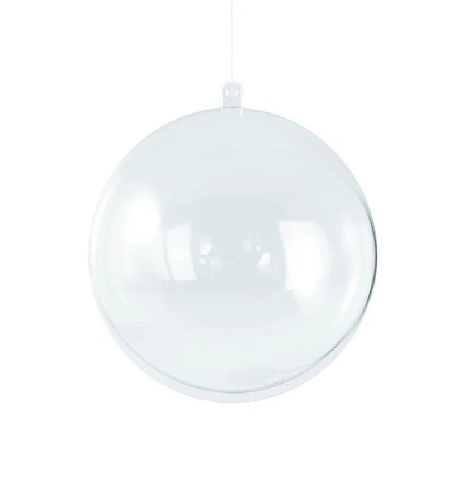 Rayher Dekohänger Rayher Plastik-Figur transparent Kugel 2-tlg. 6 cm