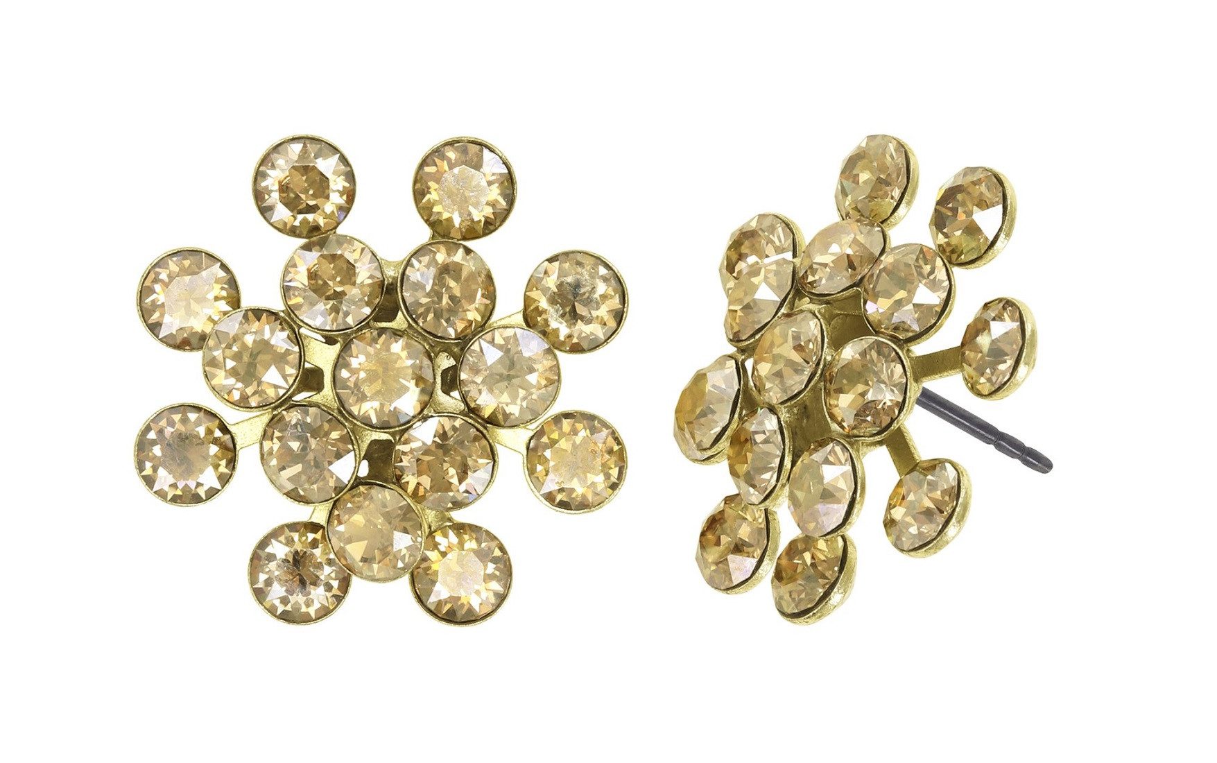 Paar Ohrstecker Konplott: Ohrstecker Magic Fireball shinny brass