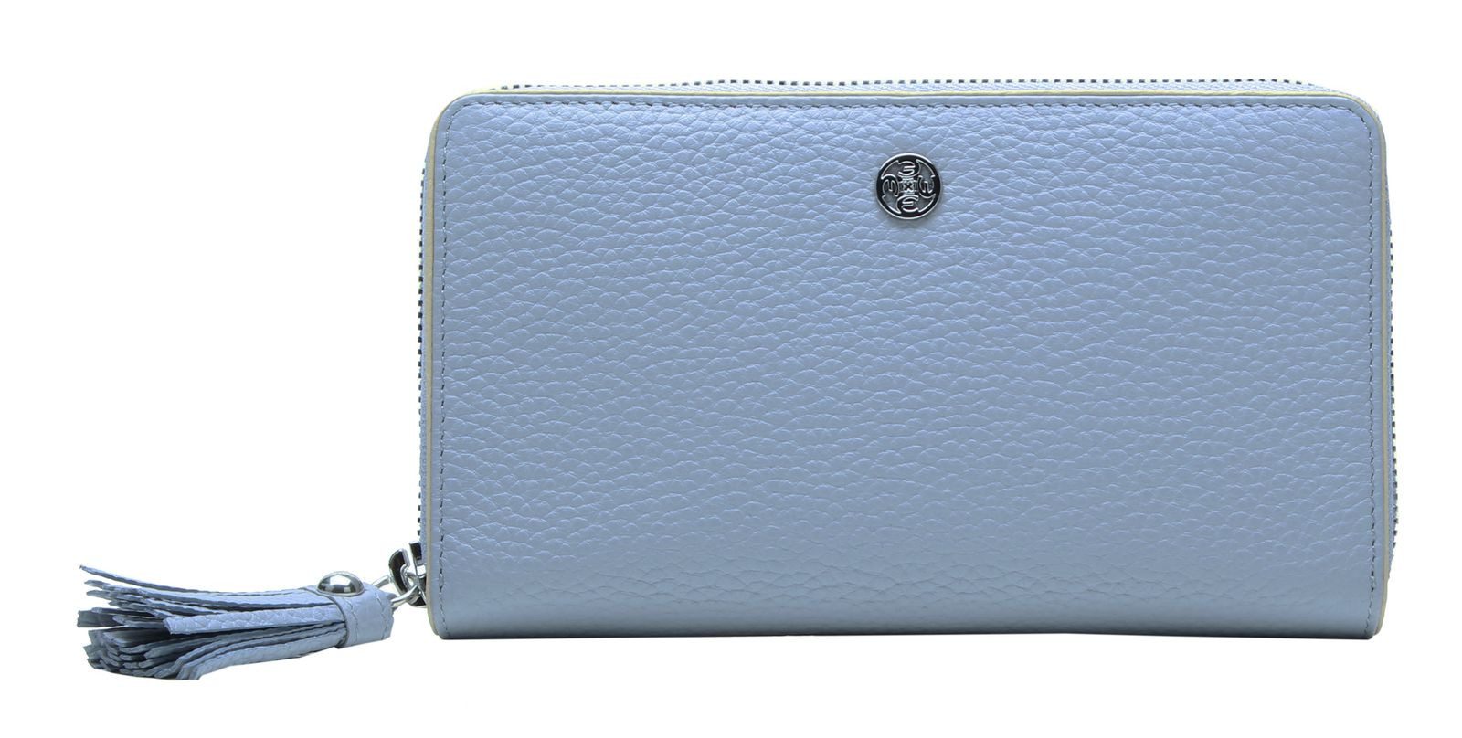 Esquire Geldbörse Zip Around Wallet, aus echtem Rindsleder mit RFID-Blocker Schutz