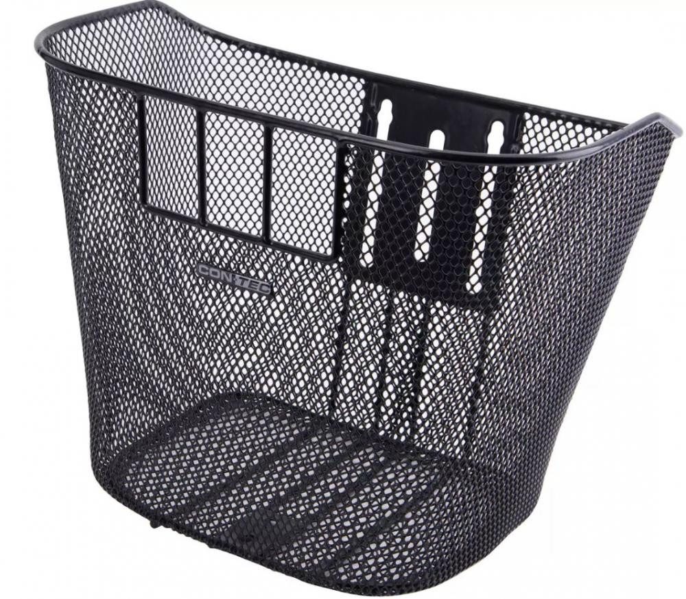 Contec Fahrradkorb Contec Fahrradkorb Espresso schwarz 25x34x28 cm