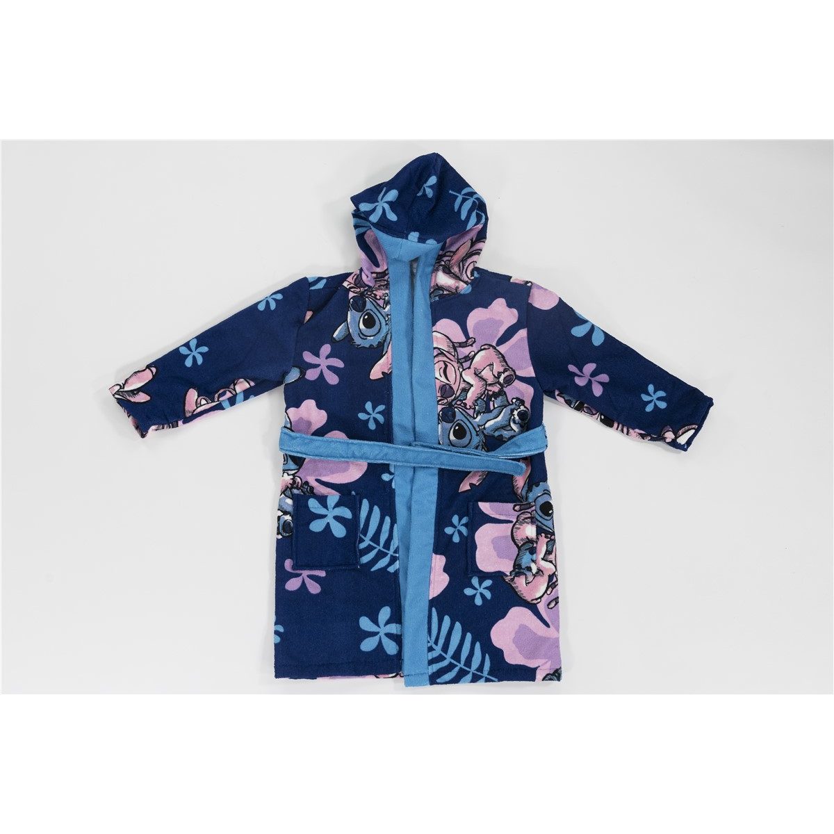 Lilo & Stitch Bademantel Bade Set für Kinder mit weichem Bademantel Handtuch Handschuhe – Bild 2 von 5