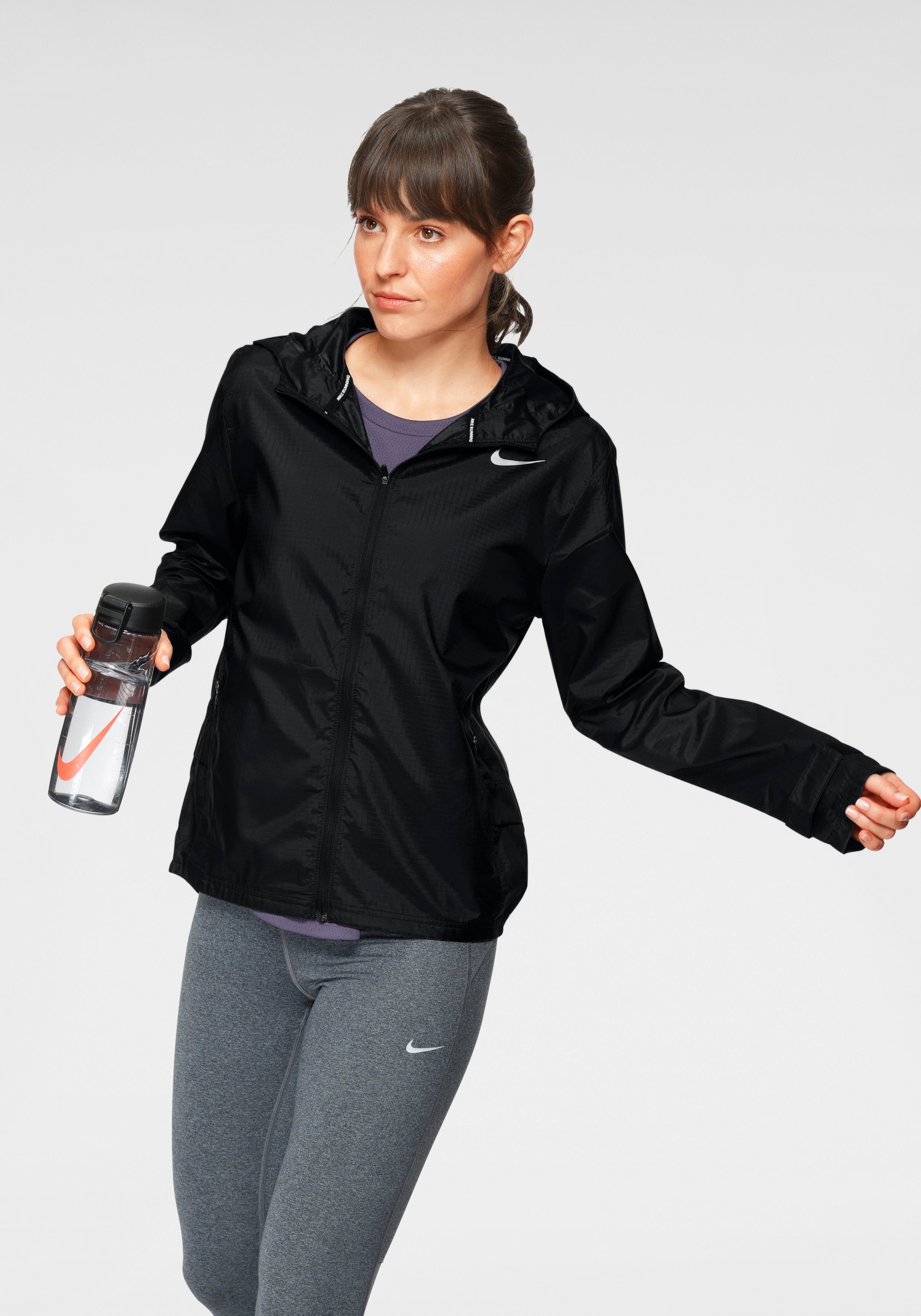 nylon running jacket