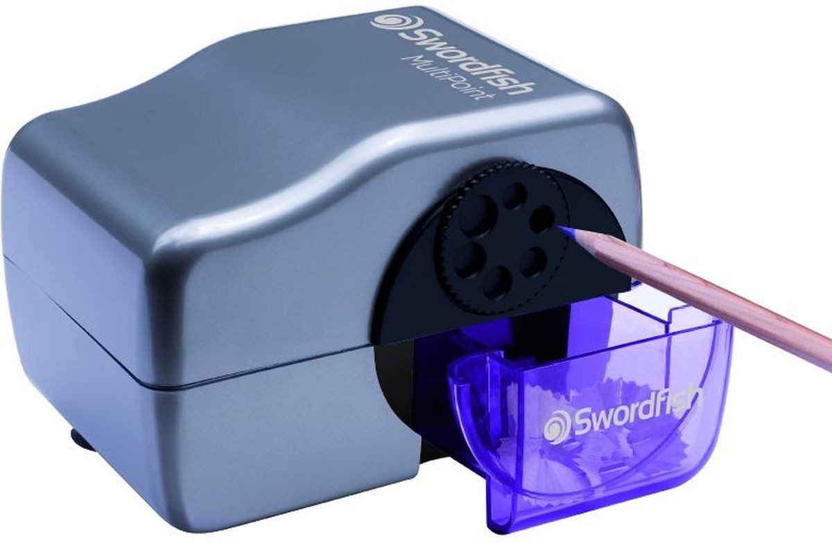 Anspitzer Spitzmaschine elektrisch Multipoint doppelt silber/lila