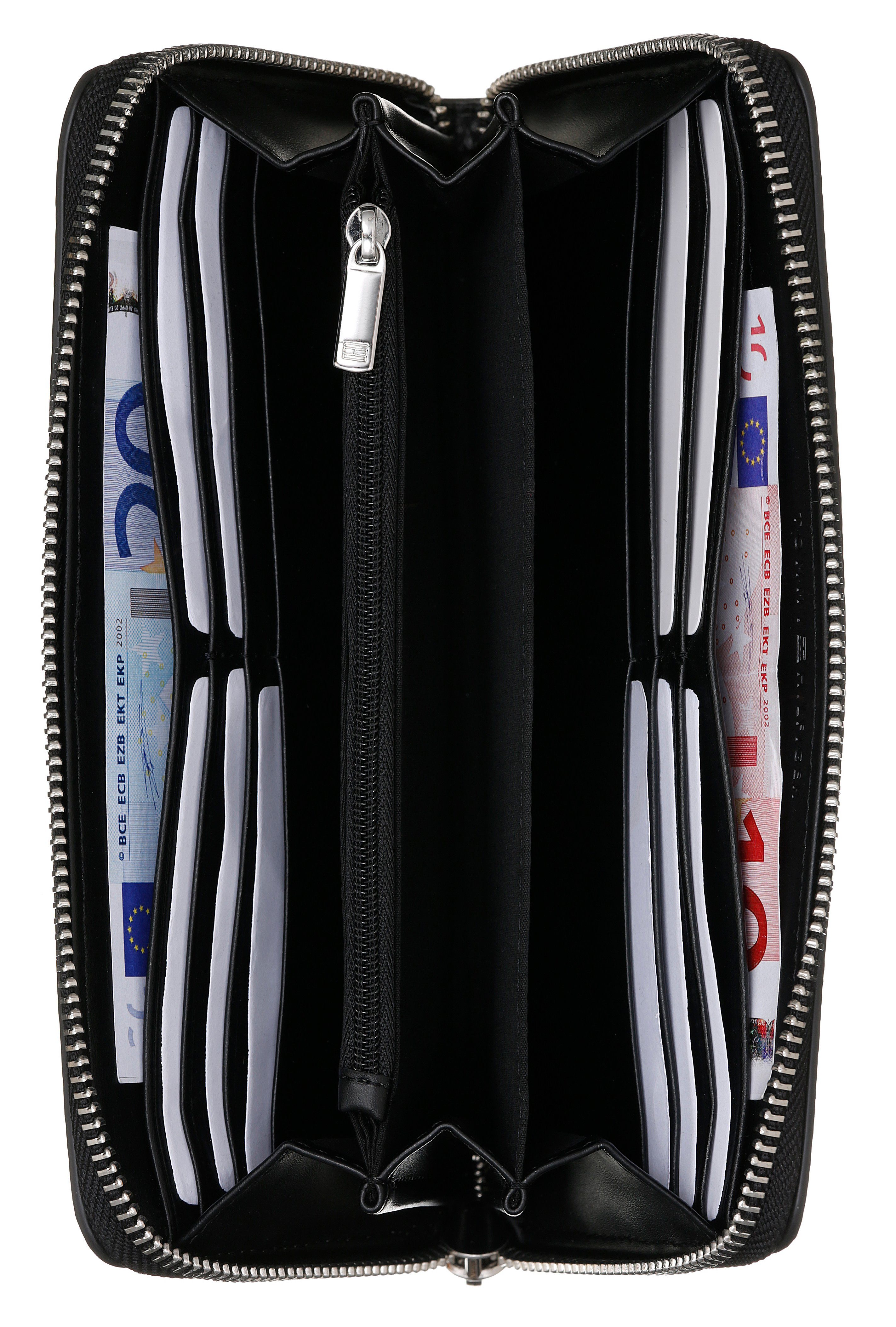 Tommy Hilfiger Geldbörse TH EMBLEM LARGE ZA, mit TH-Emblem vorne