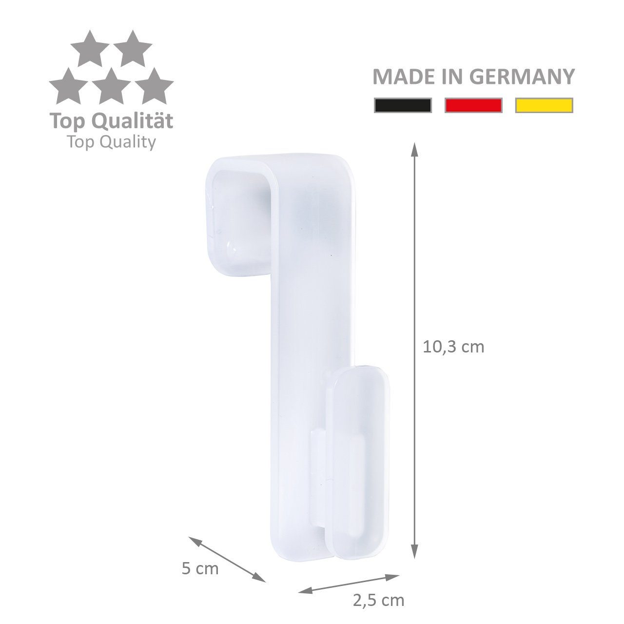 Wellgro Kleiderhaken 12x WELLGRO Rundheizkörperhaken - Top Qualität MADE IN günstig online kaufen