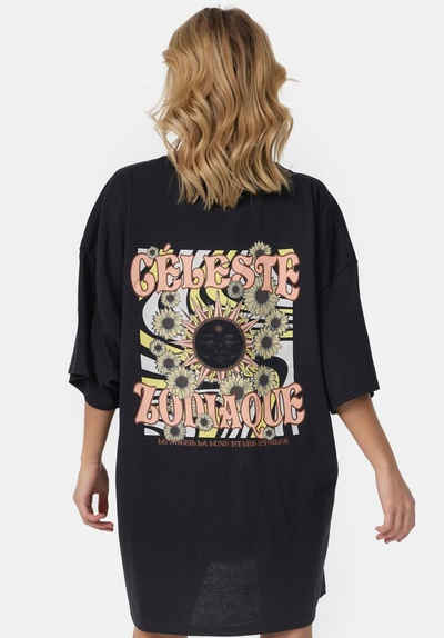 Worldclassca Oversize-Shirt Worldclassca Oversized T-Shirt T-Shirt-Kleid Shirt Print TEE Oberteil