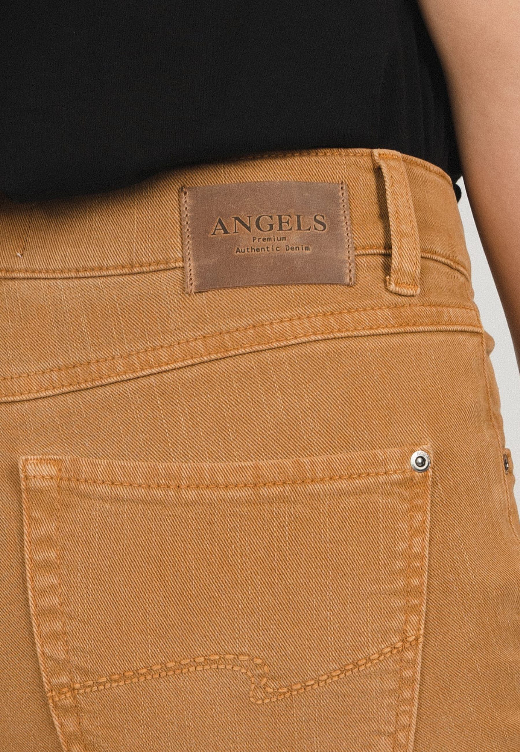 Jeans braun Straight-Jeans ANGELS Cici Coloured