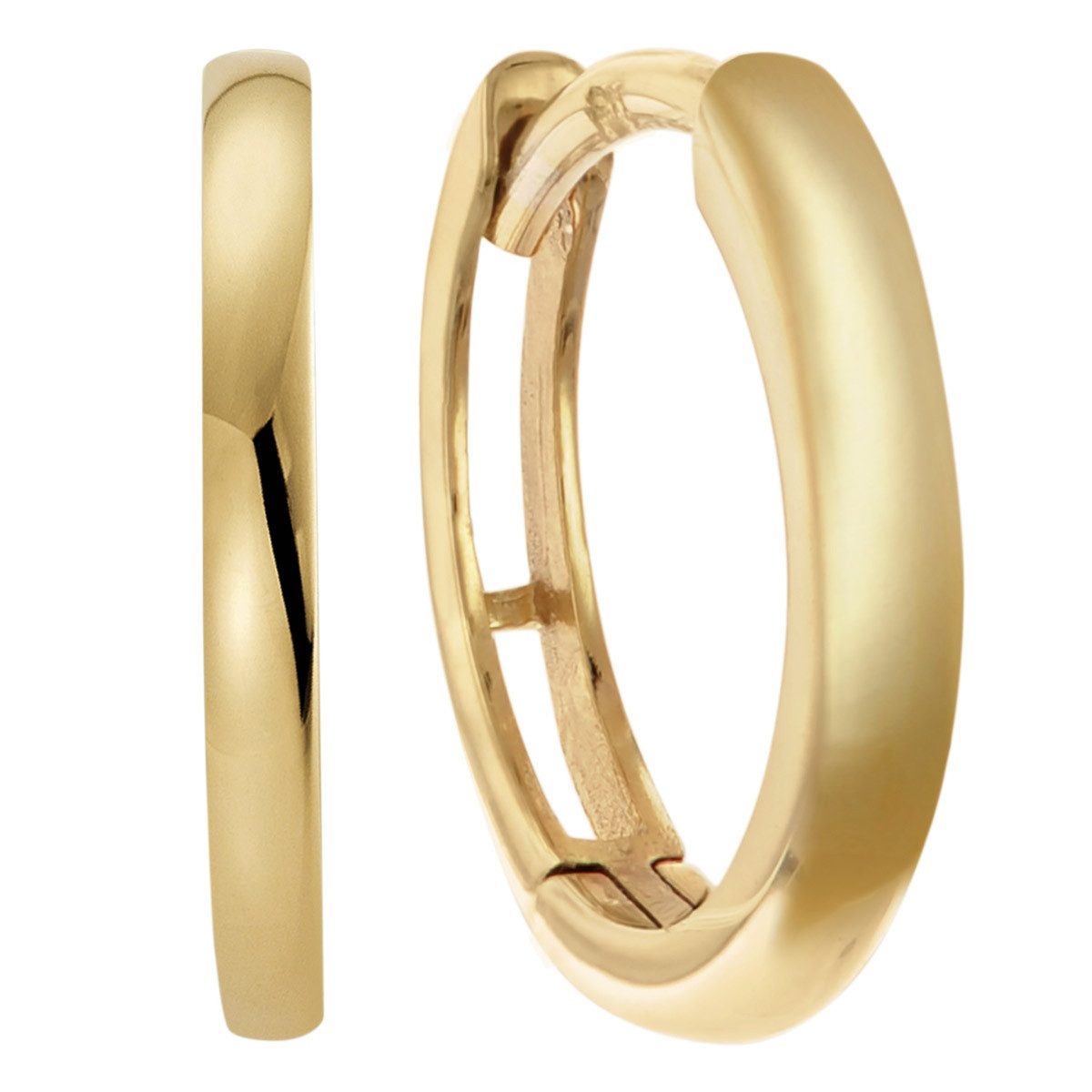 trendor Paar Creolen Gold 333/8K Ø 12,8 mm