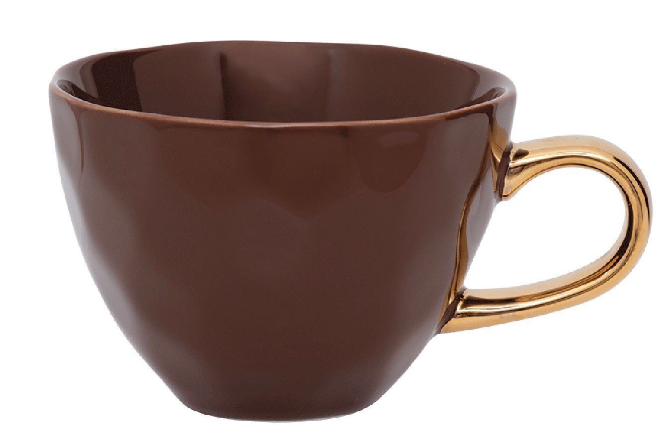 daslagerhaus living Aufbewahrungsbox Kaffeetasse Porzellan braun