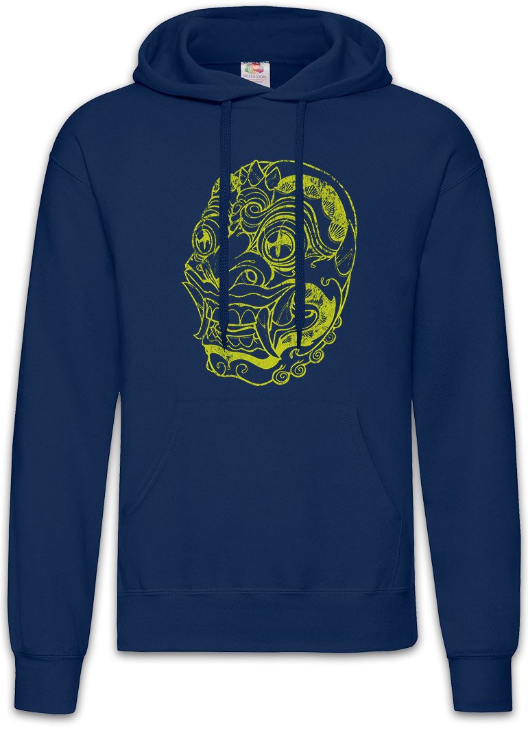 Hoodie Chinese Dragon Head II Herren Hoodie Drache Drachen China Maske Mask