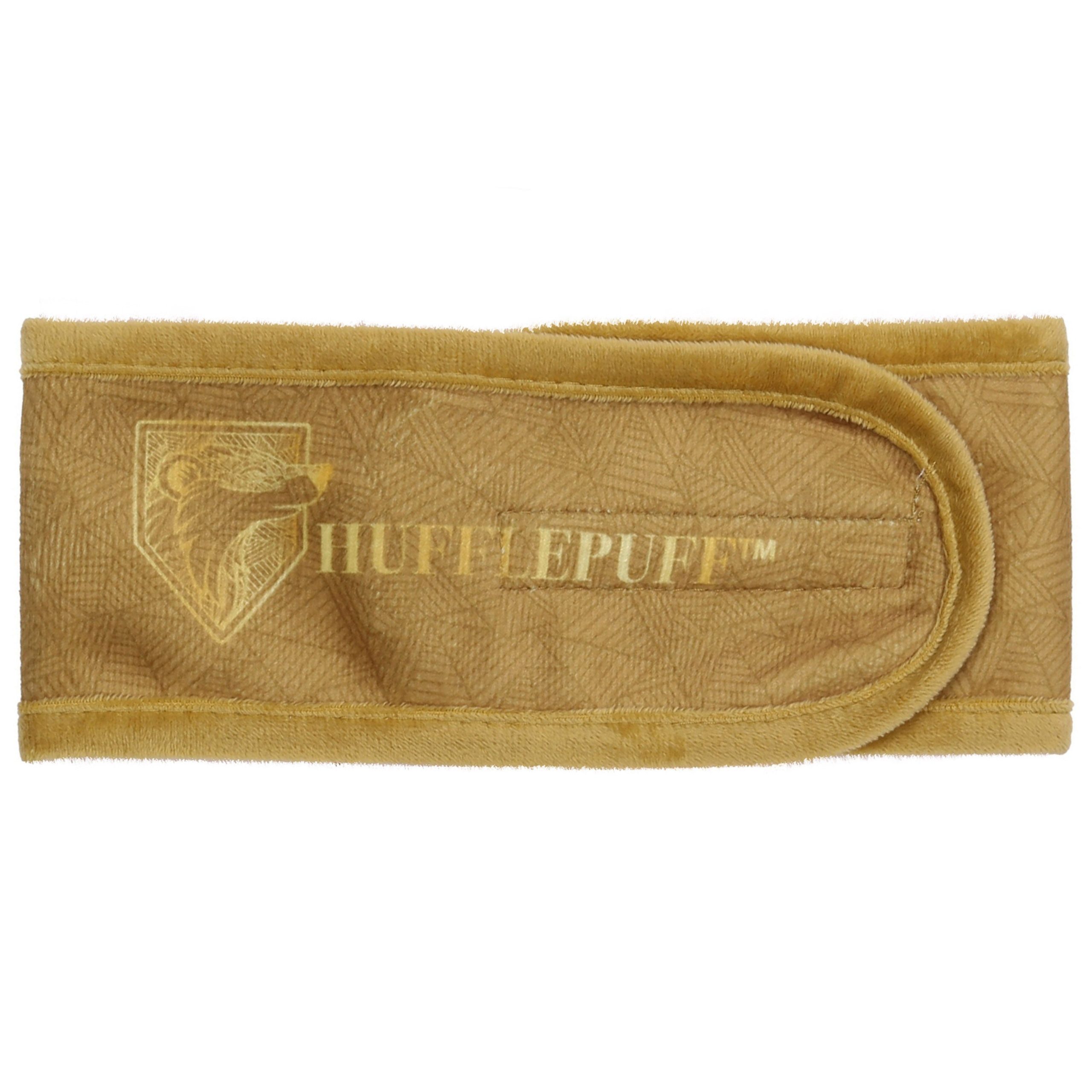 Harry Potter Stirnband Harry Potter Hufflepuff Kosmetik-Haarband mit Klettverschluss – Bild 2 von 5