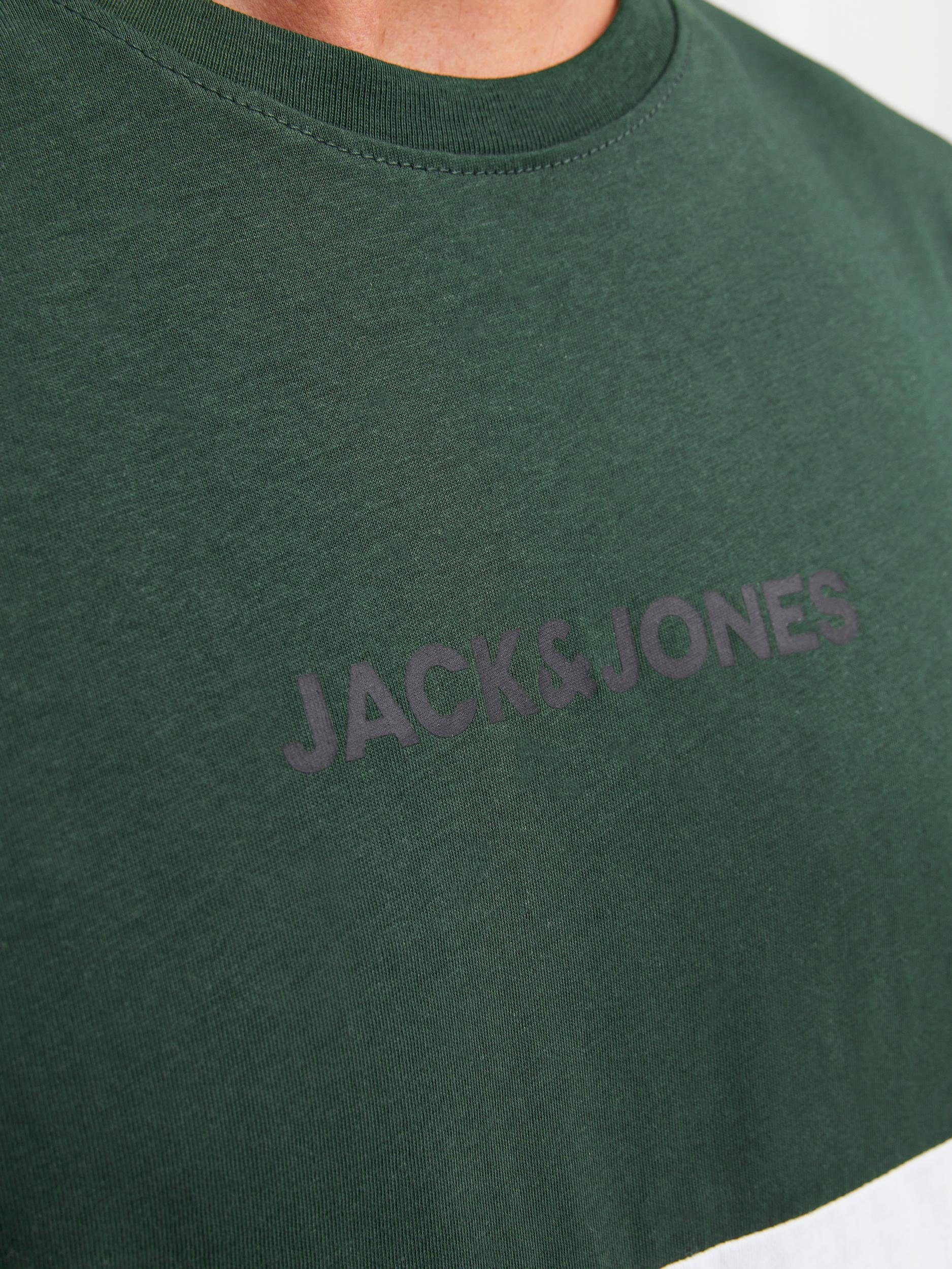 Jones SS Mountain BLOCKING TEE View Rundhalsshirt Jack NOOS JJEREID &