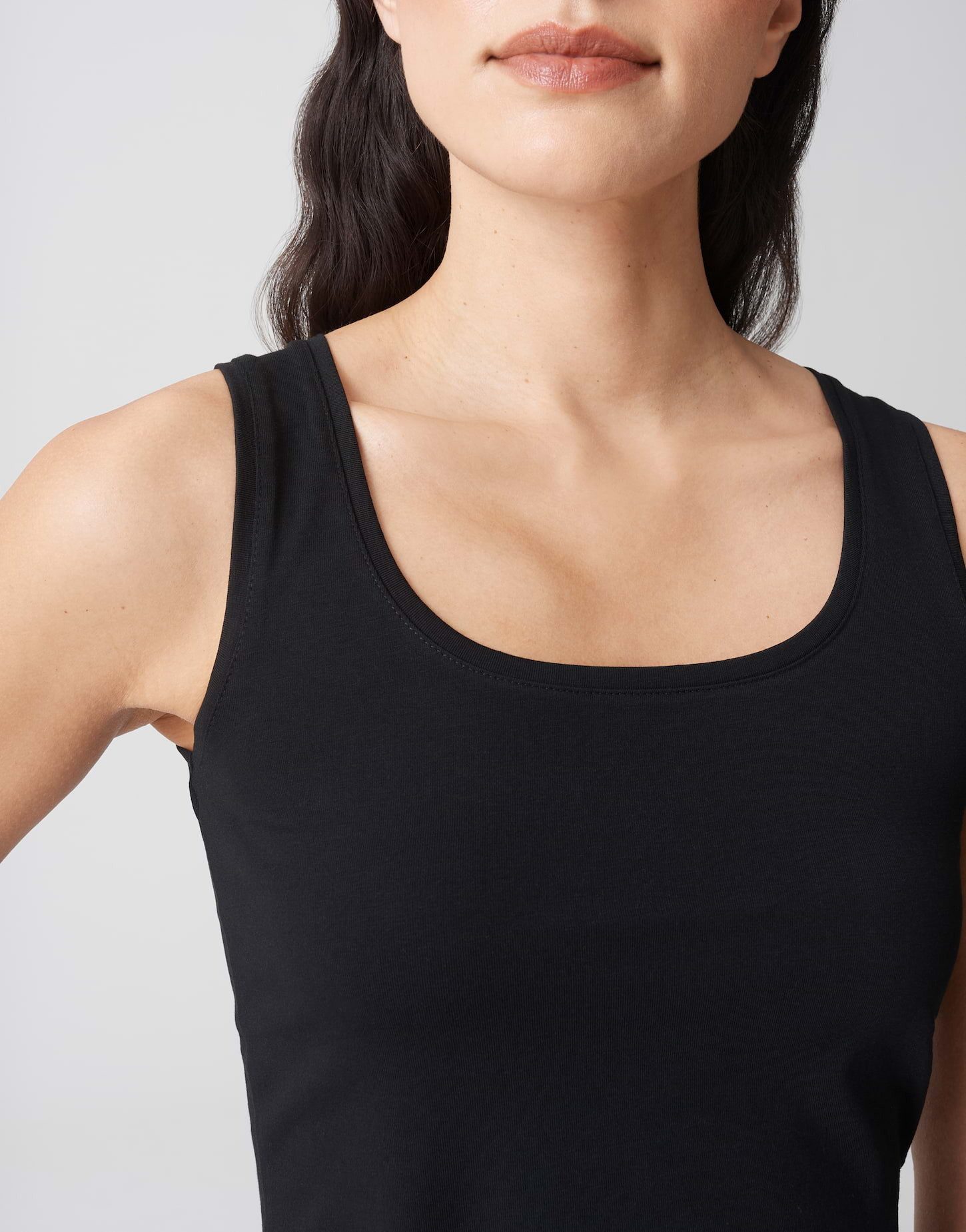 OPUS Trägertop IMILIA Slim Trägertop aus Baumwoll Mix – Bild 4 von 5