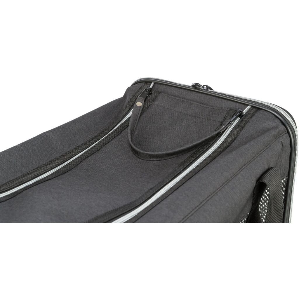 TRIXIE Tiertransporttasche Tasche Ryan - schwarz - 30 × 30 × 54 cm