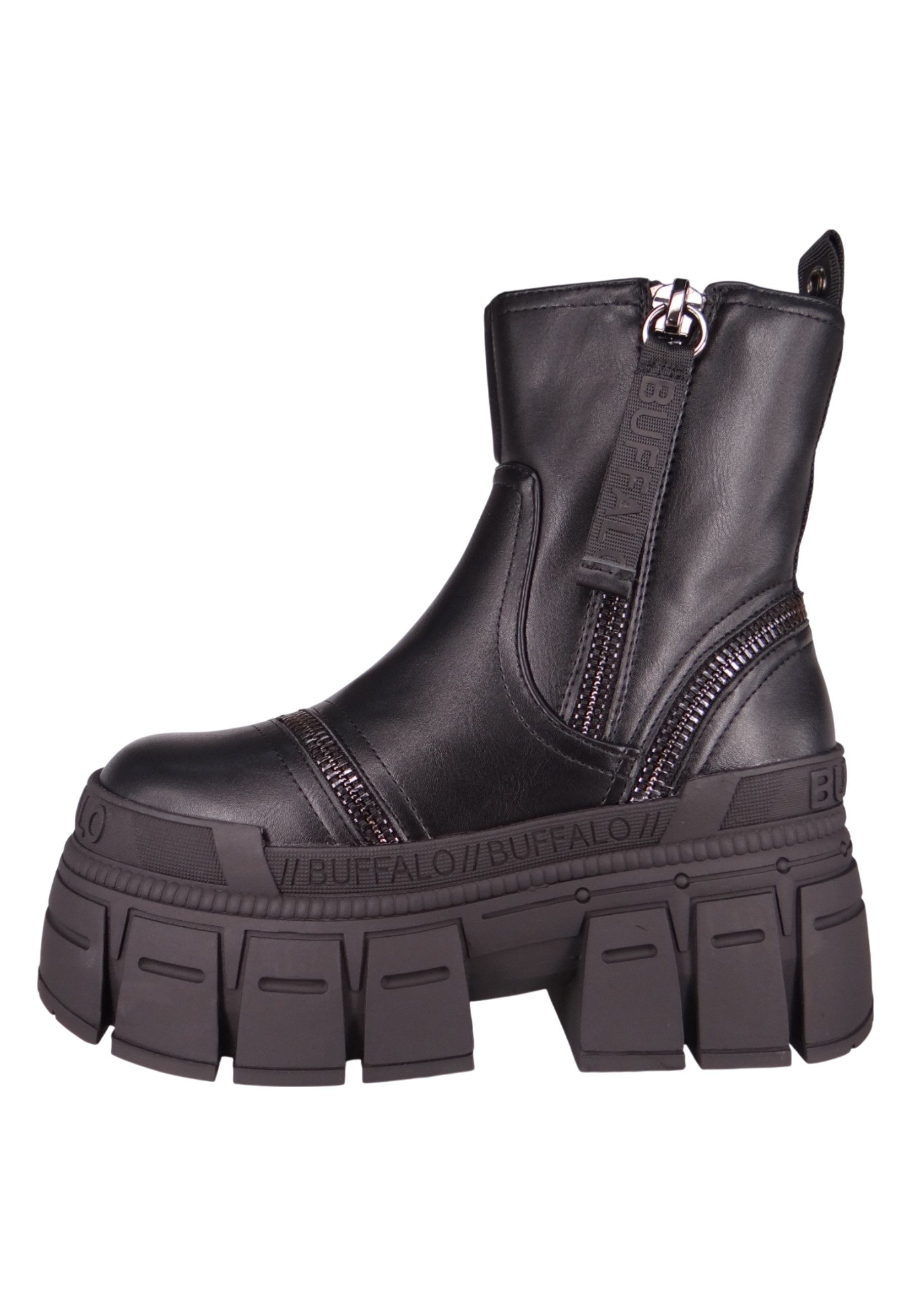 Buffalo 1270133 Gospher Bootie Zip Black Stiefelette