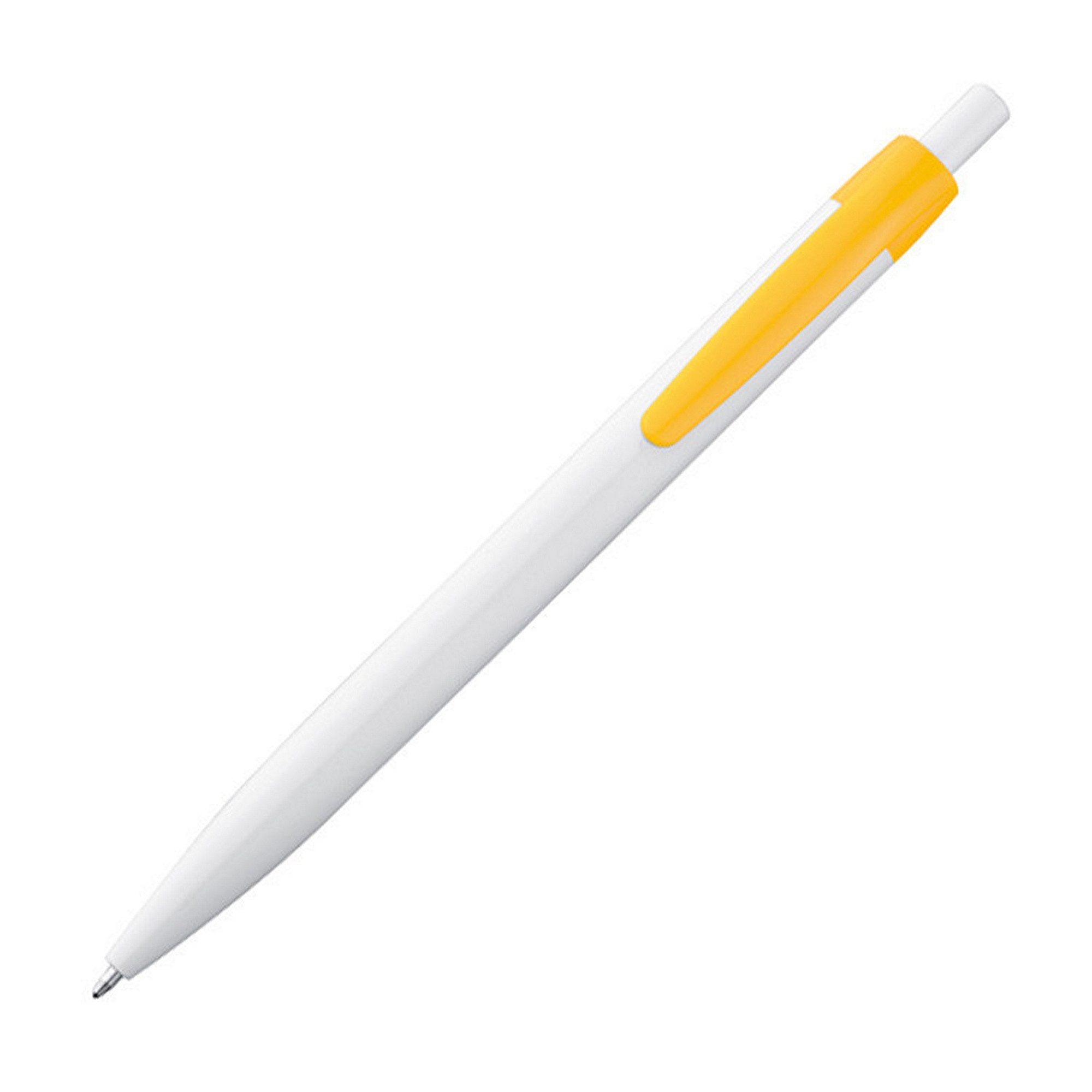 Kugelschreiber 25x Kugelschreiber / Clipfarbe: gelb
