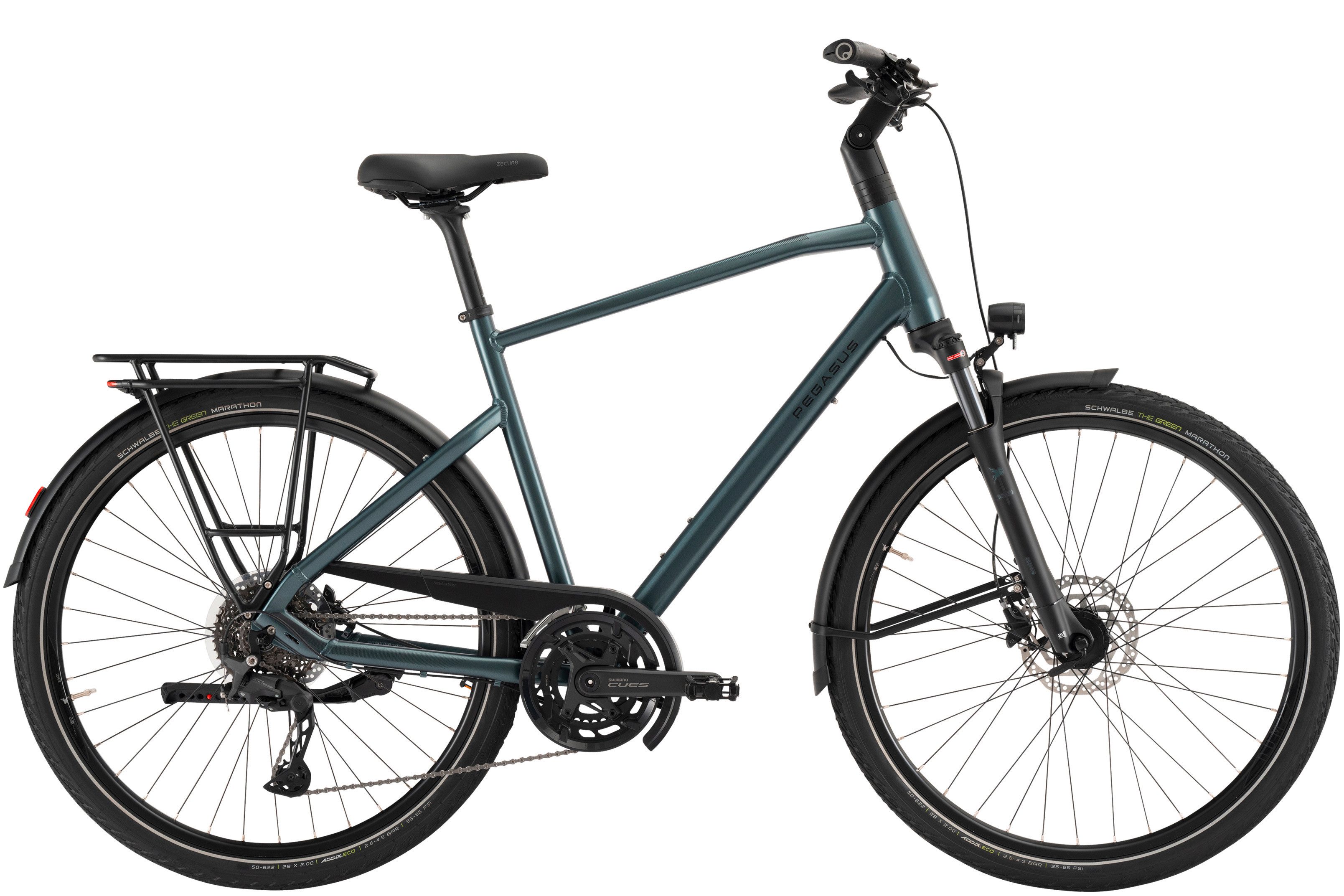 Pegasus Trekkingrad Pegasus Strong SL 20 Herren grün 2026, 20 Gang SHIMANO Cues RD-U6020, Kettenschaltung