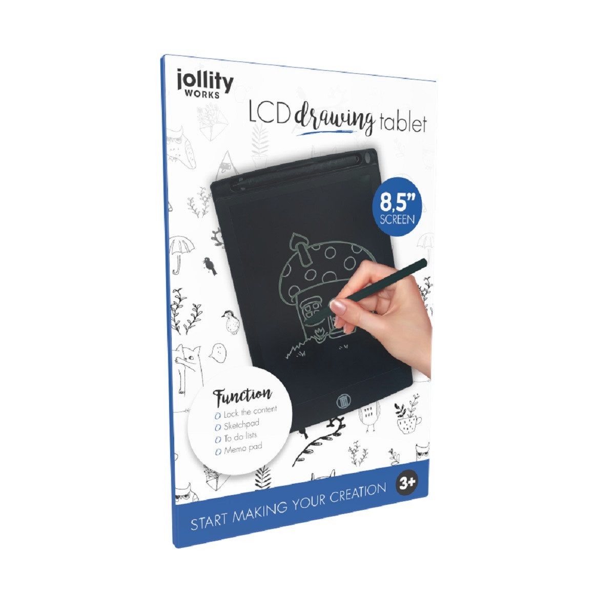 Jollity Zaubertafel LCD-Schreibtafel 8.5" – ultraleicht & ideal für Kinder, günstig online kaufen