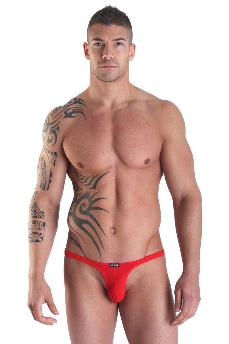 LOOK ME String Herren-String in rot - M