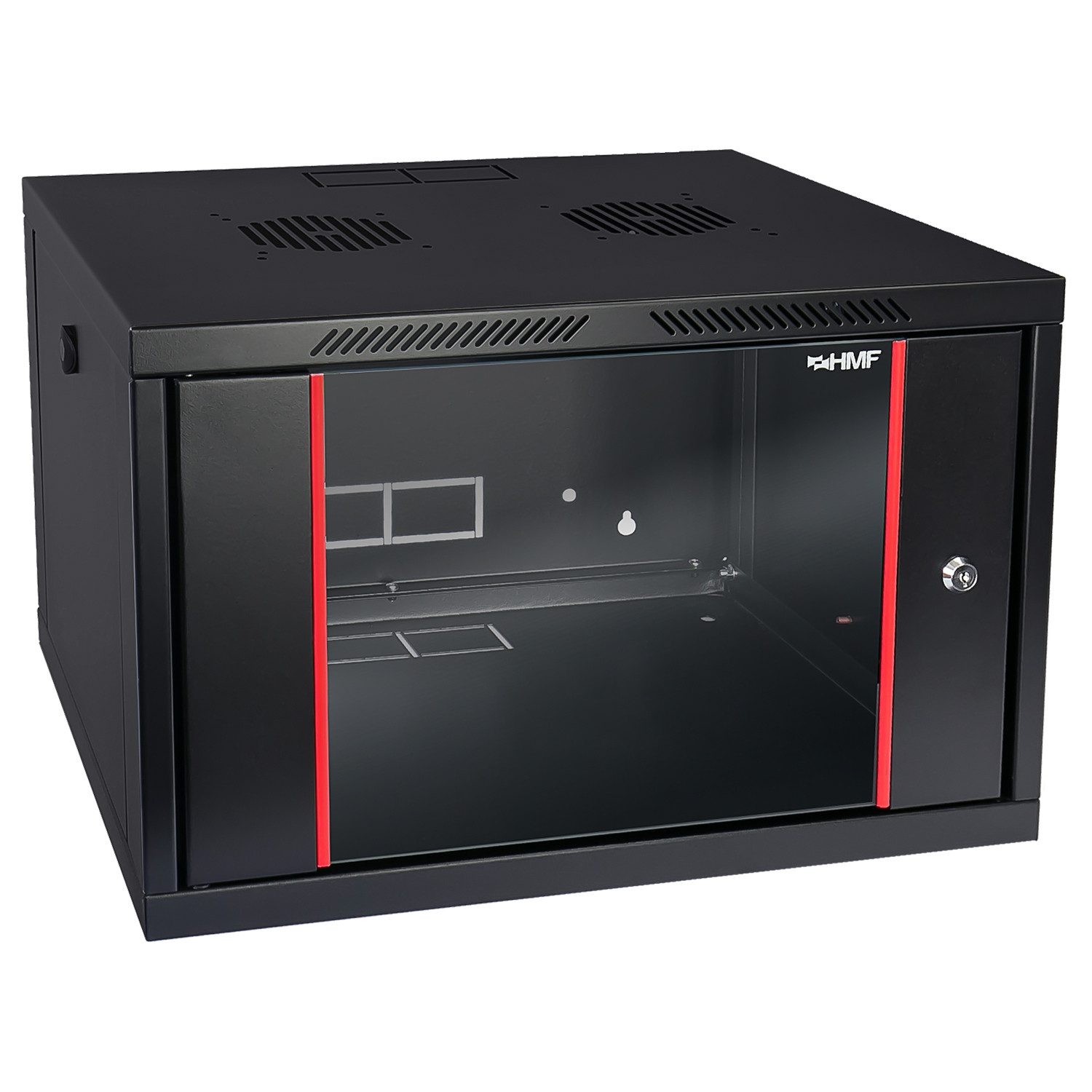 Serverschrank 66407-02 Netzwerkschrank, Serverschrank 19 Zoll, 7 HE