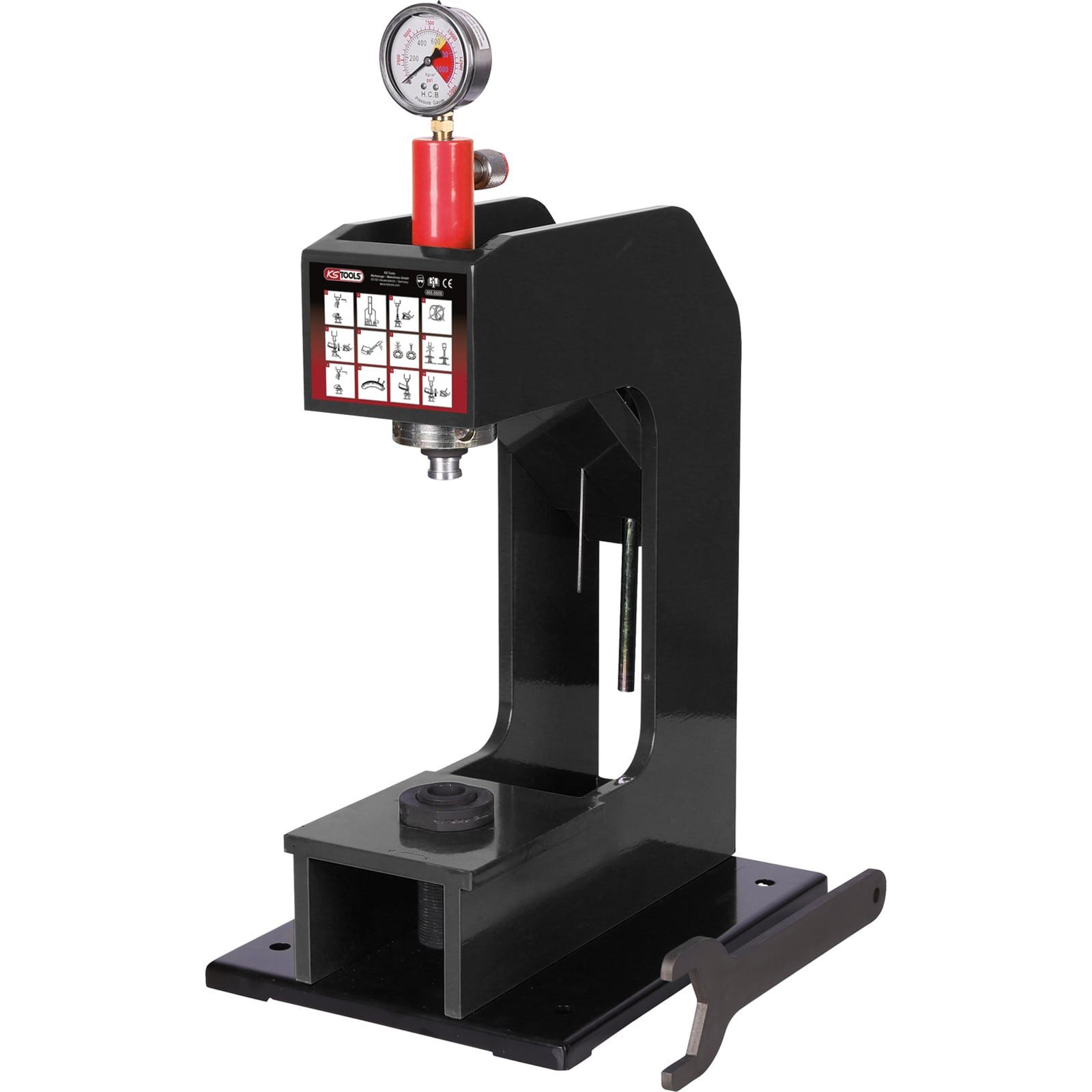 KS Tools Montagewerkzeug KS TOOLS Lufthydraulisches Nietgerät 19tlg. - 460.0605