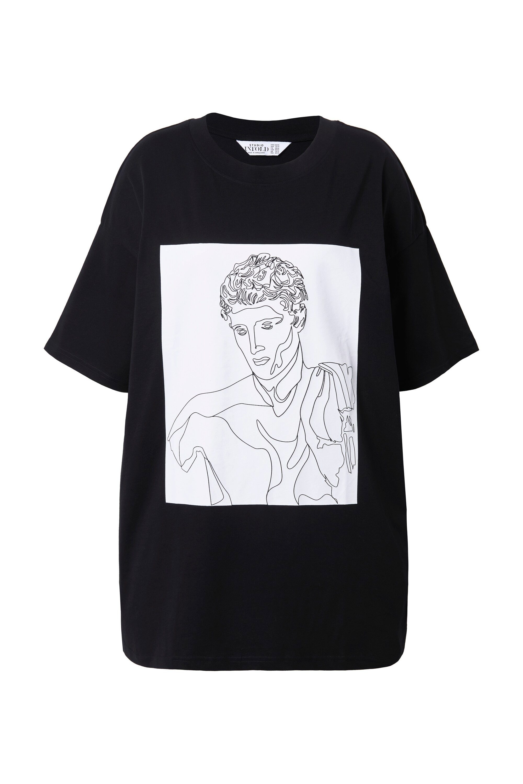 Studio Untold T-Shirt T-Shirt Oversize Shape Model-Scribbleprint günstig online kaufen