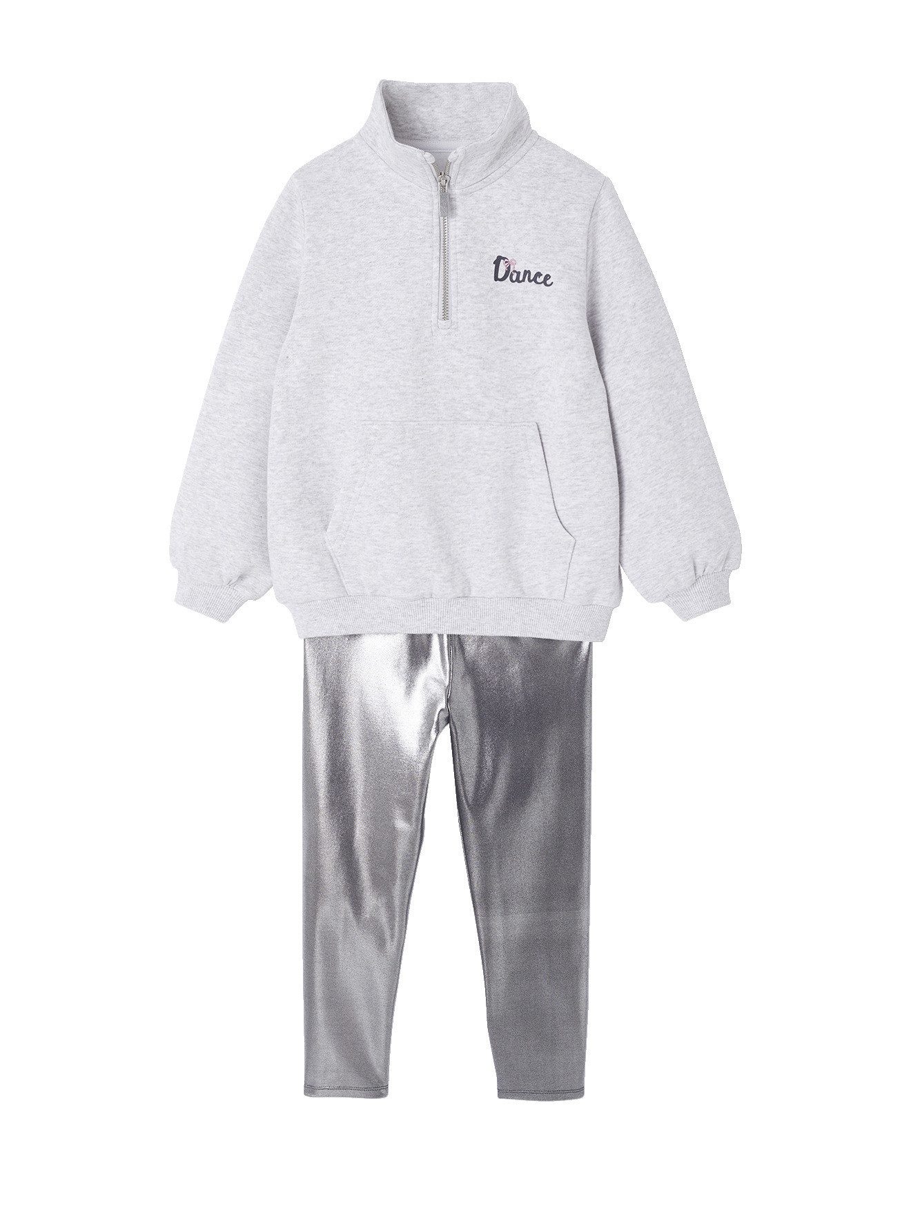Hose & Shorts Mädchen-Set: Sweatshirt & Leggings