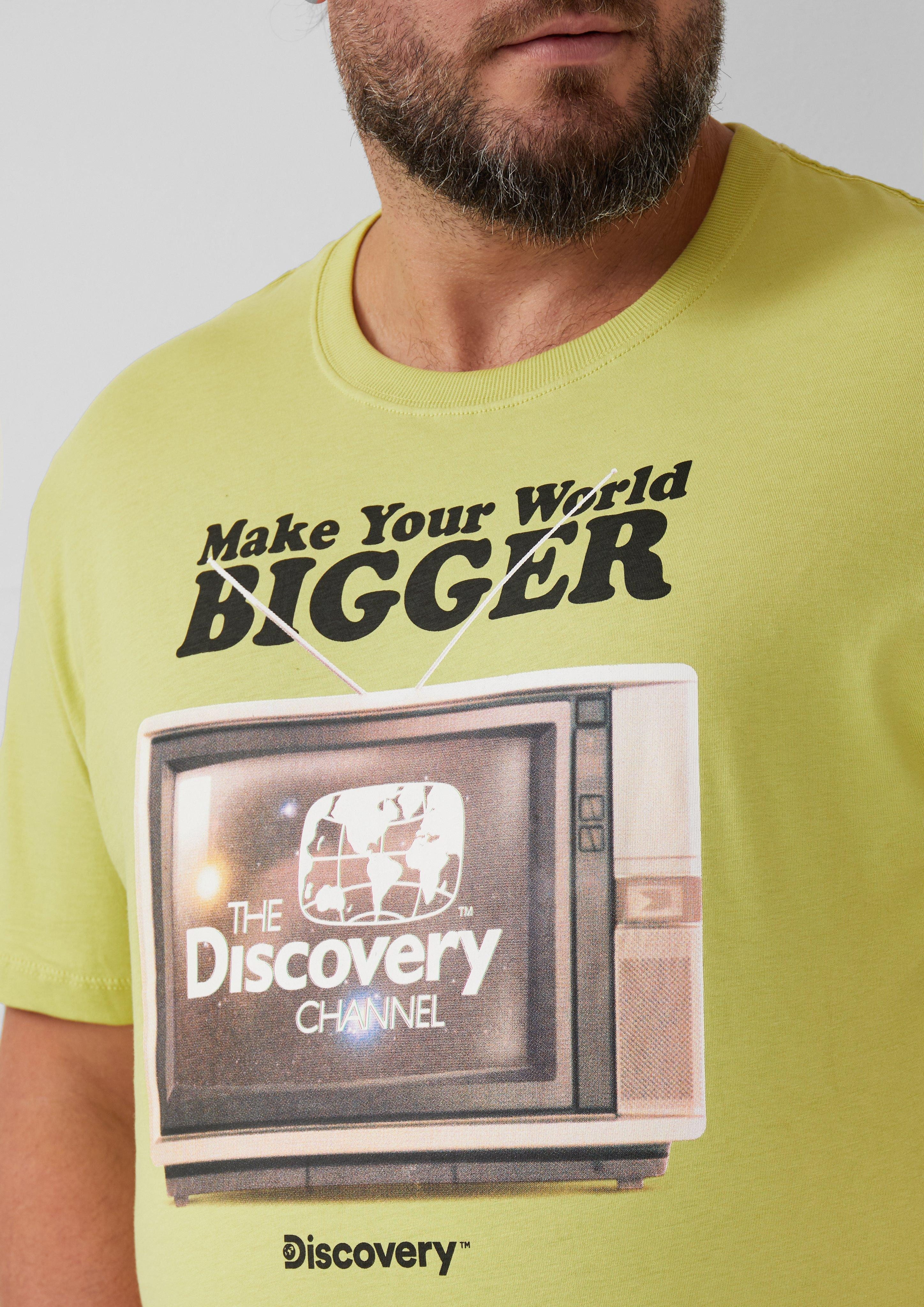 s.Oliver Kurzarmshirt T-Shirt mit Discovery™-Print günstig online kaufen