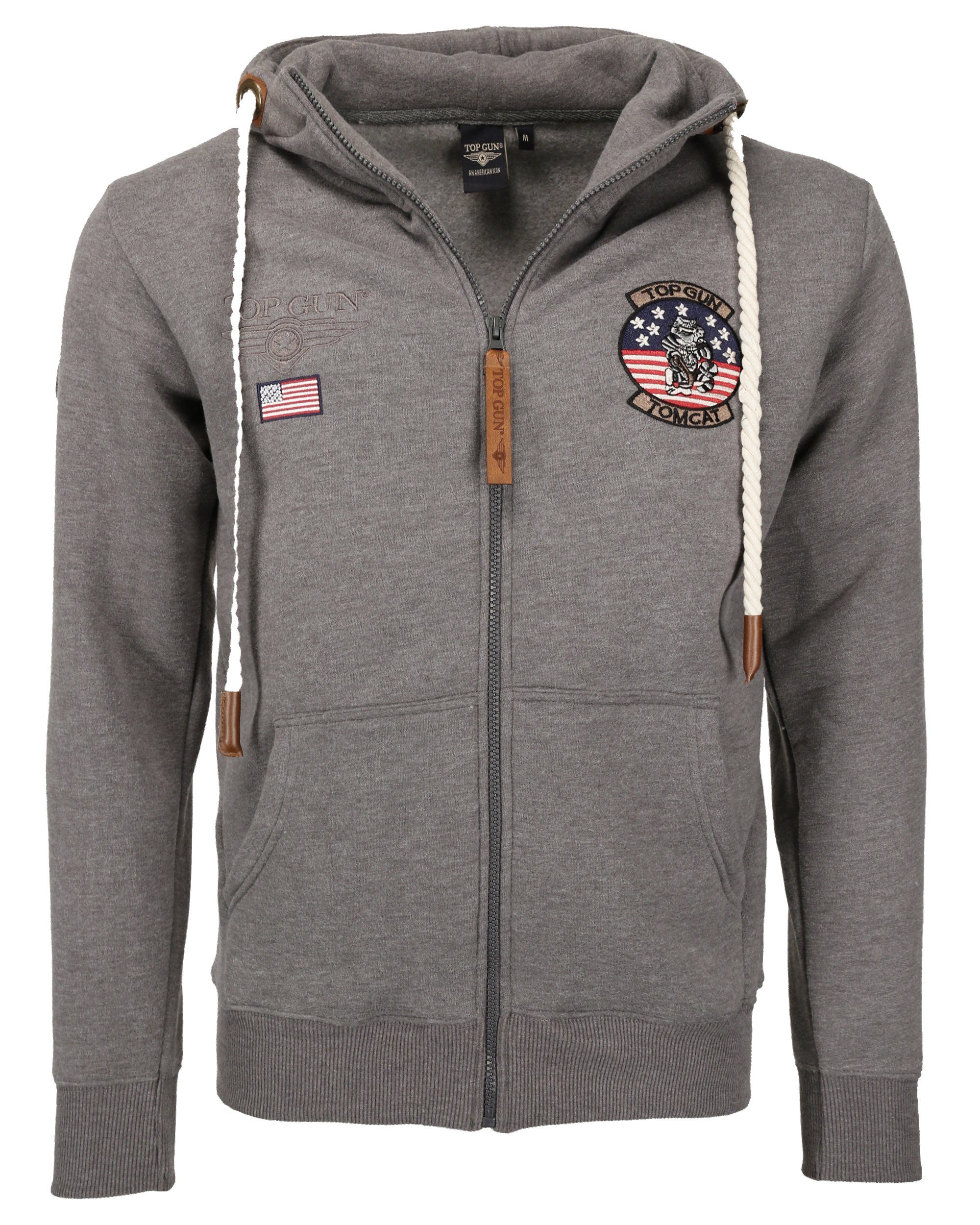 TOP GUN Sweatjacke TG20193110