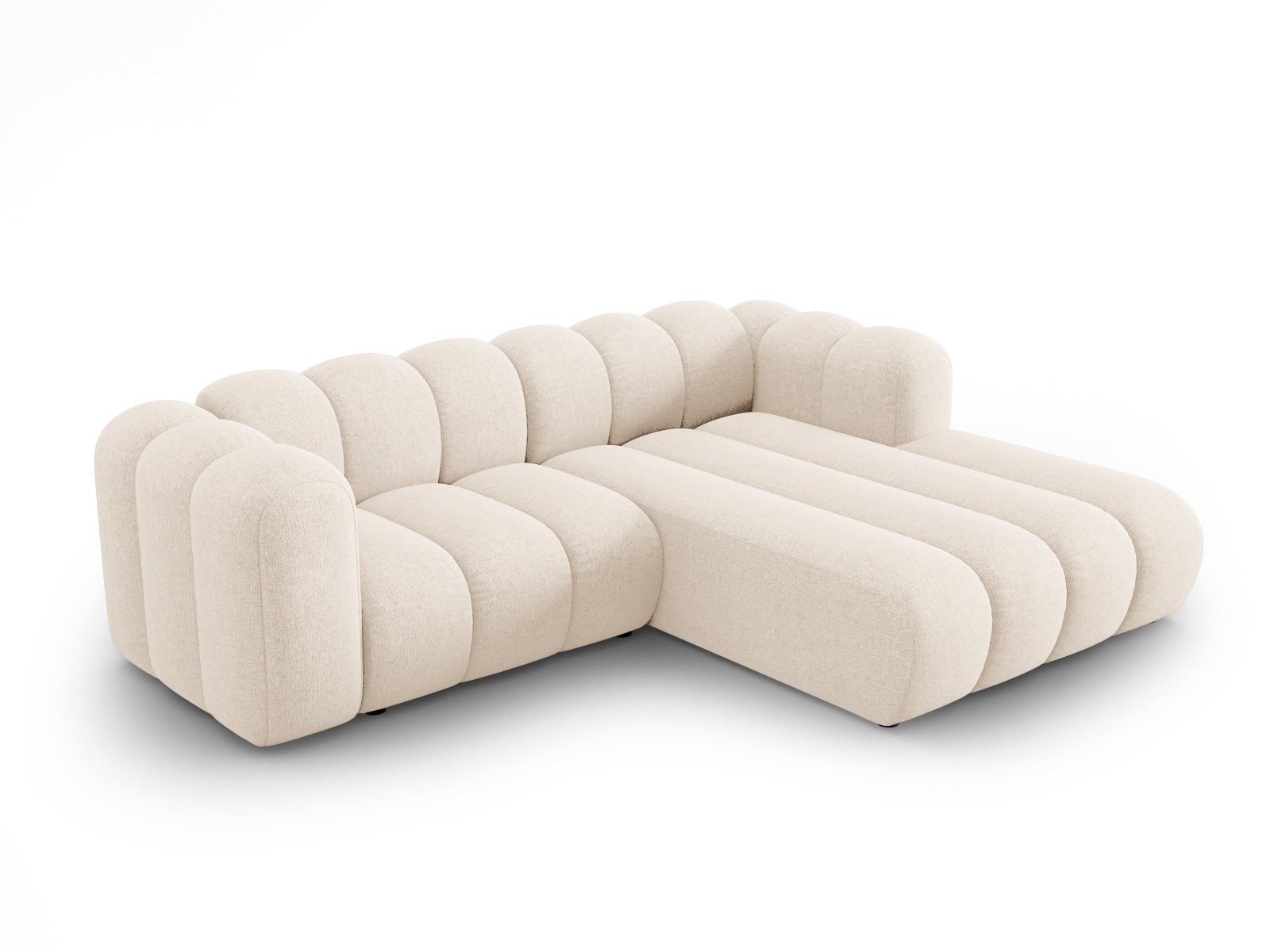 Micadoni Ecksofa Lupine, modular 3-Sitzer günstig online kaufen