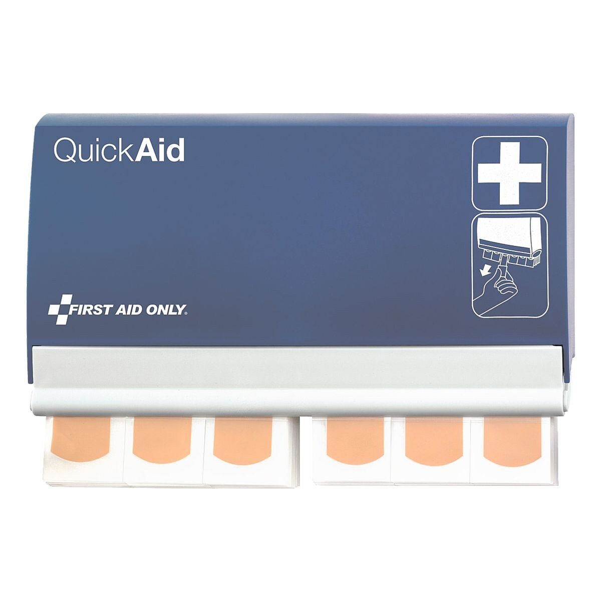 FIRST AID ONLY® Wundpflaster (90 St), QuickAid Pflasterspendersystem