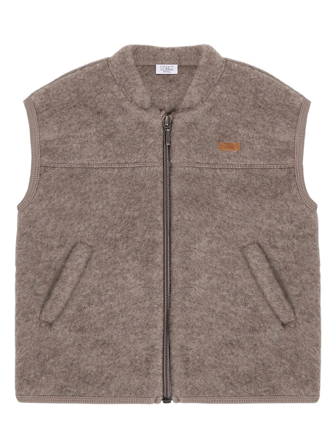Hust & Claire Fleeceweste HCEmilo ZIP Wool (1-tlg) vielseitige Kinderweste aus 100 % Wolle