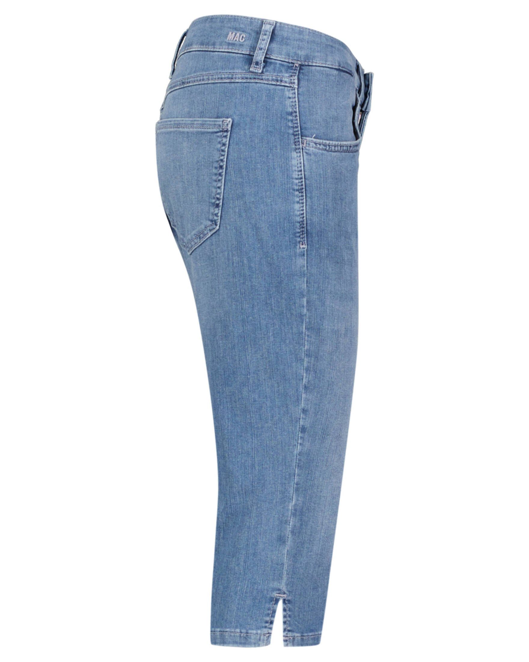 MAC (1-tlg) 5-Pocket-Jeans Capri-Jeans (81) stoned Damen blue