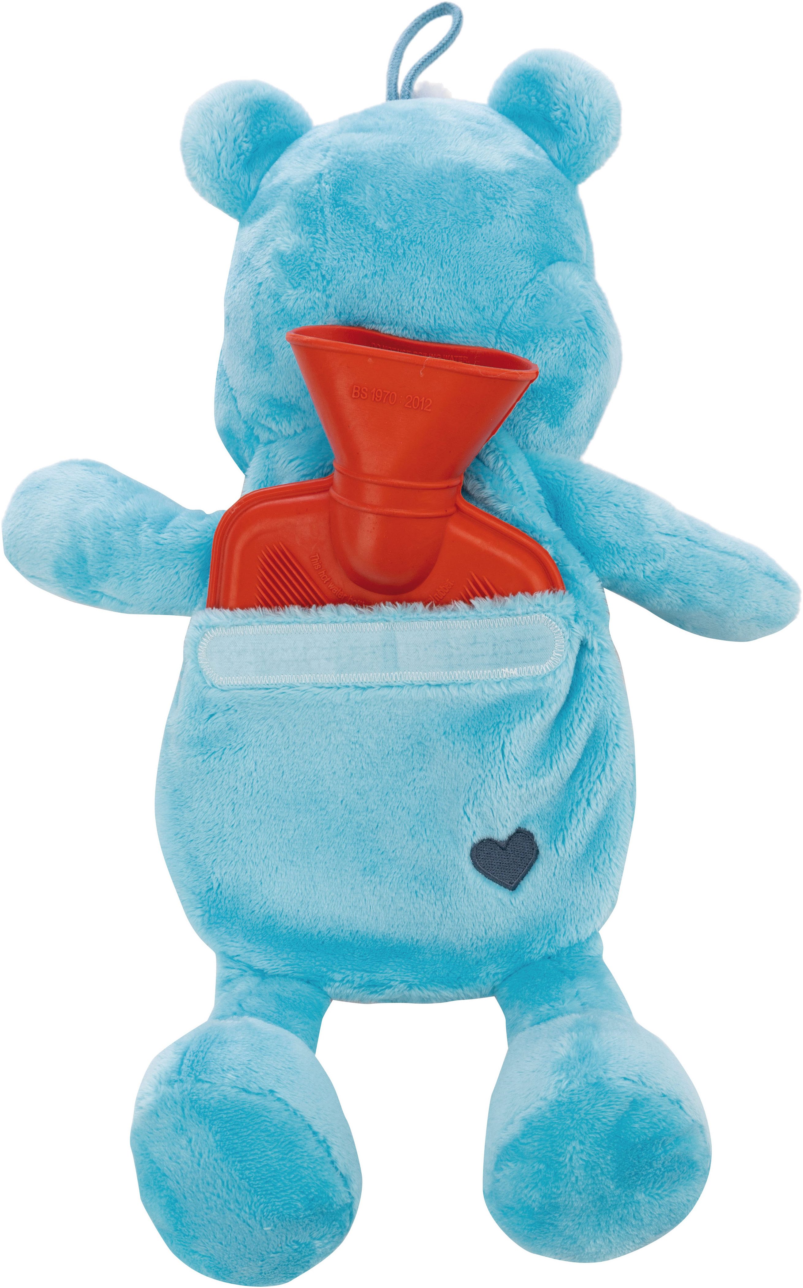 Nici Wärmflasche Glücksbärchis, 300 ml, 40 cm, 2in1 - Kuscheltier & Wärmflasche in einem