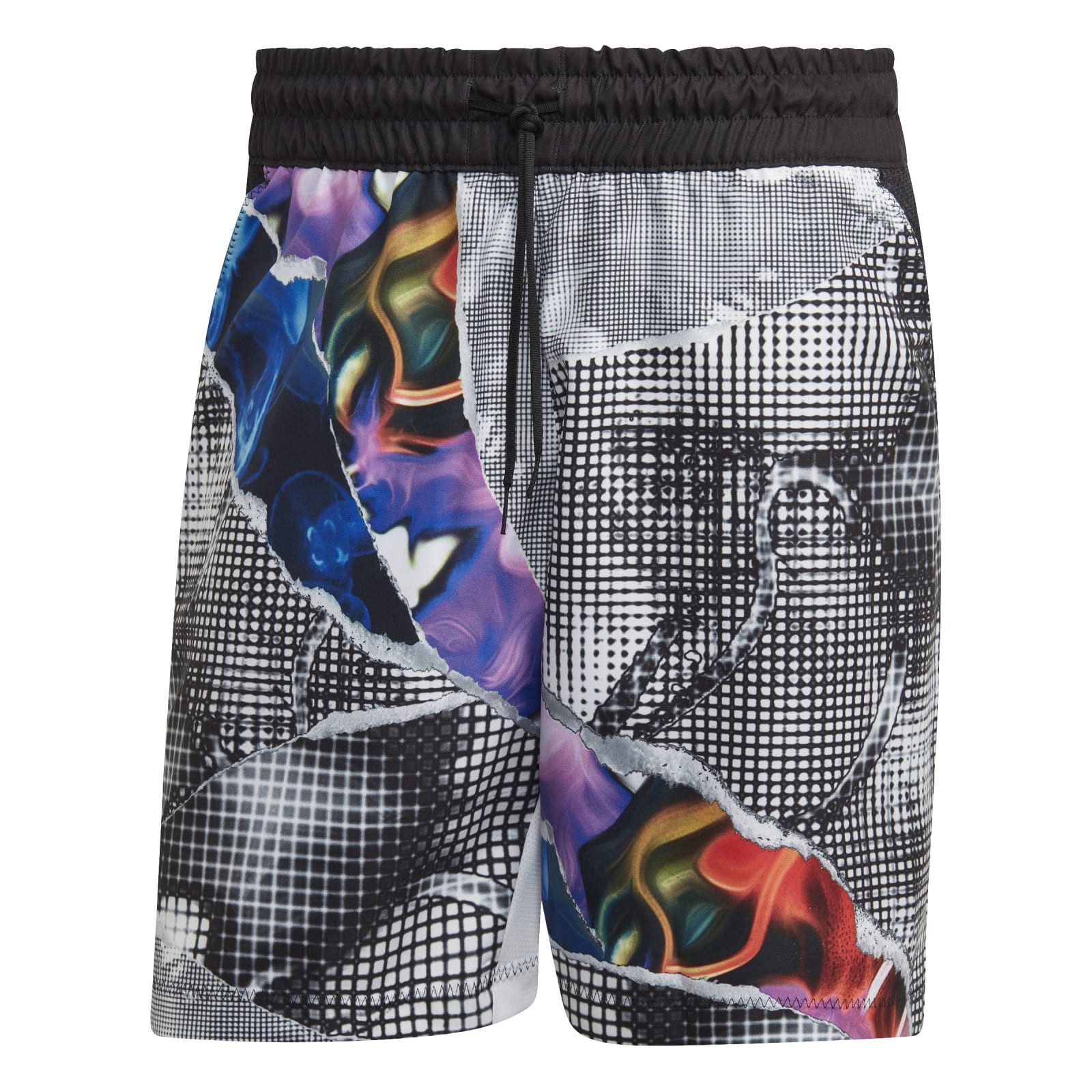 Sporthose Tennishose US Series Printed 7in kurz weiss Herren